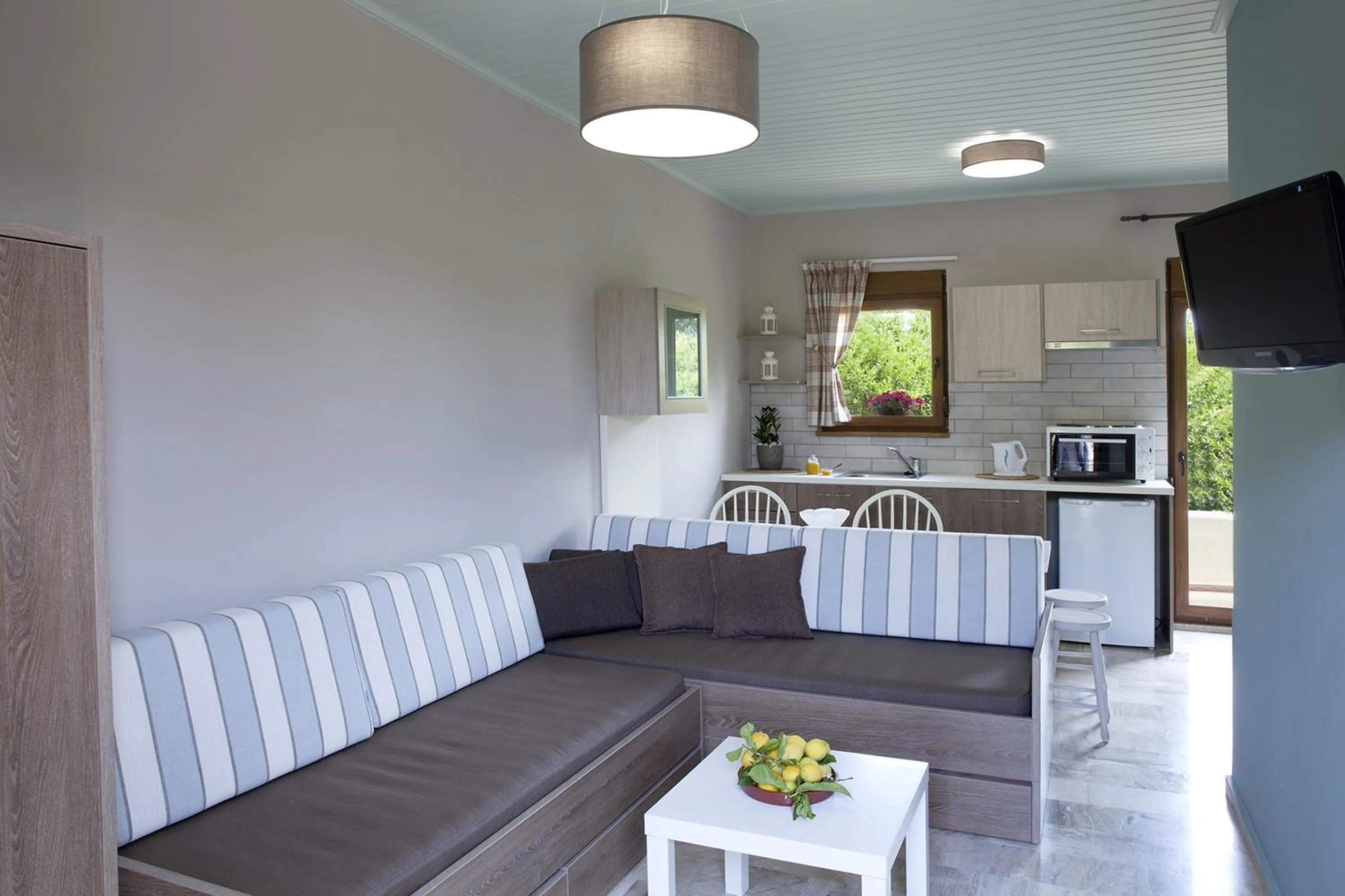 Living room in Voulamandis House