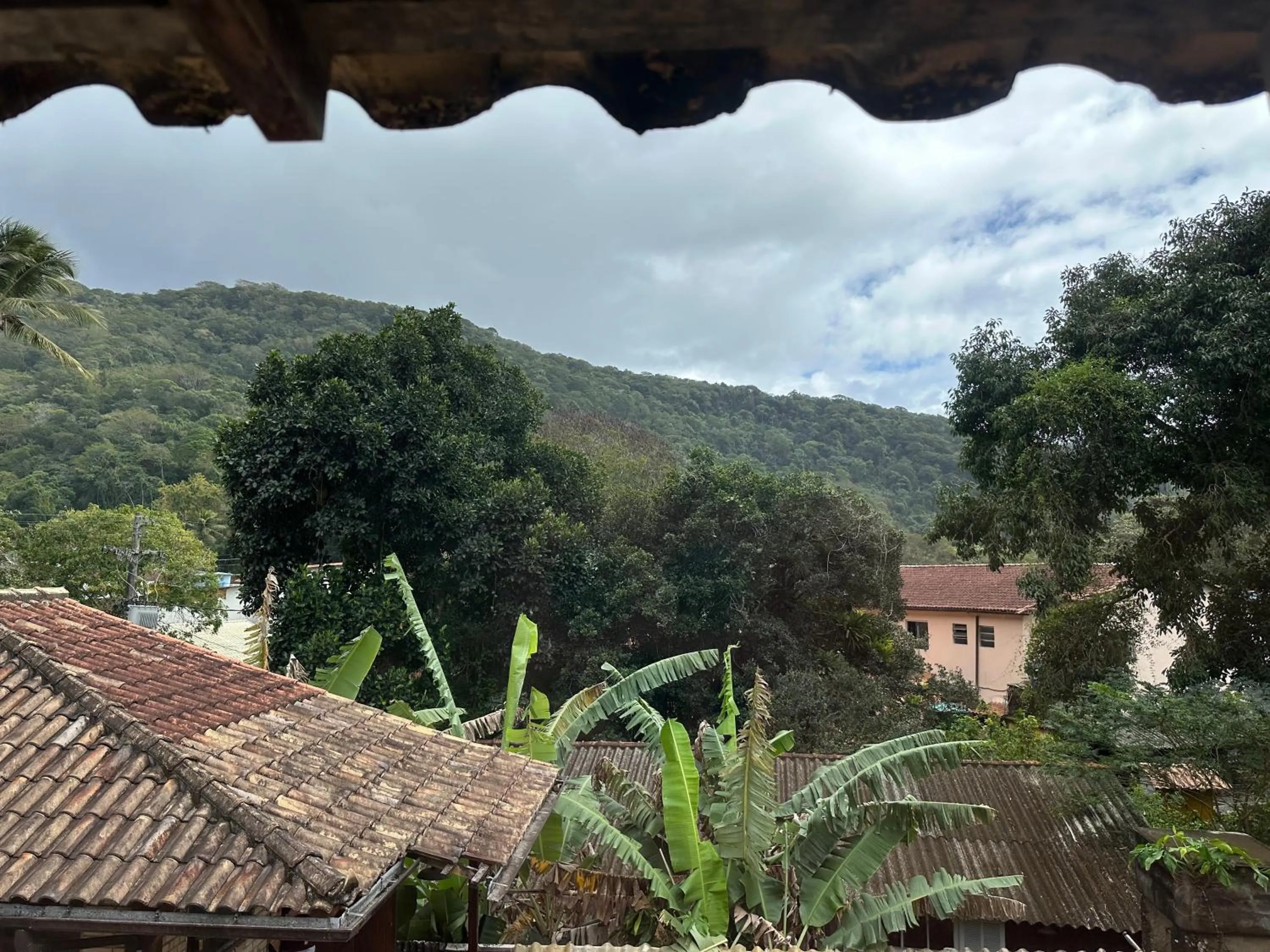 Natural landscape in Biergarten Hostel