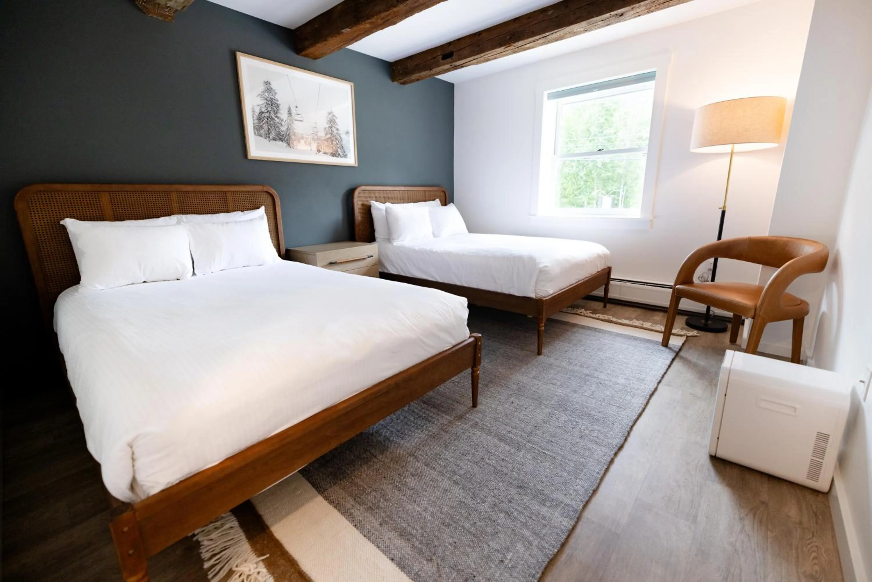 Bed in The Lodge at Lincoln Peak at Sugarbush