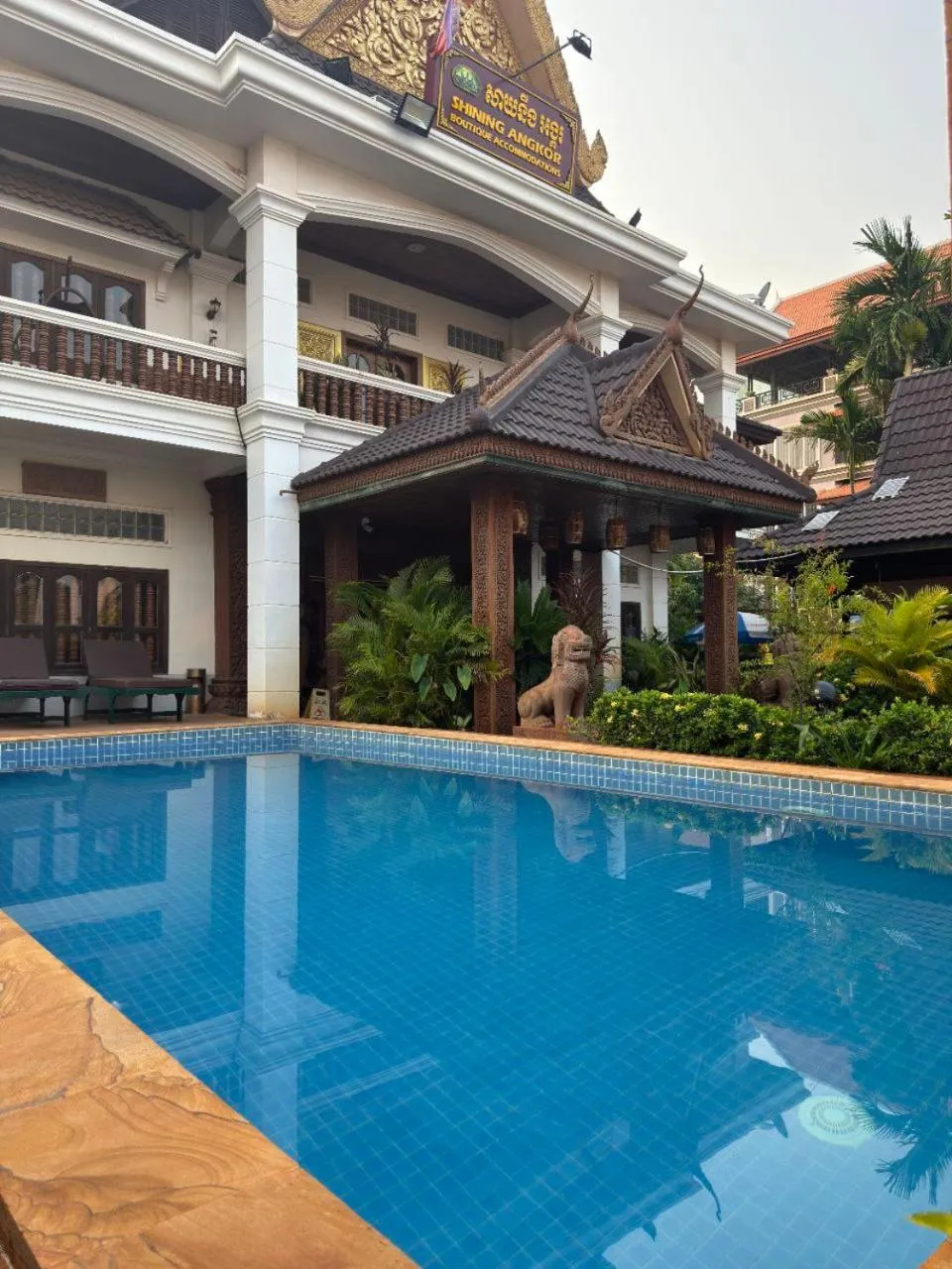 Swimming pool in Shining Angkor Boutique Hotel