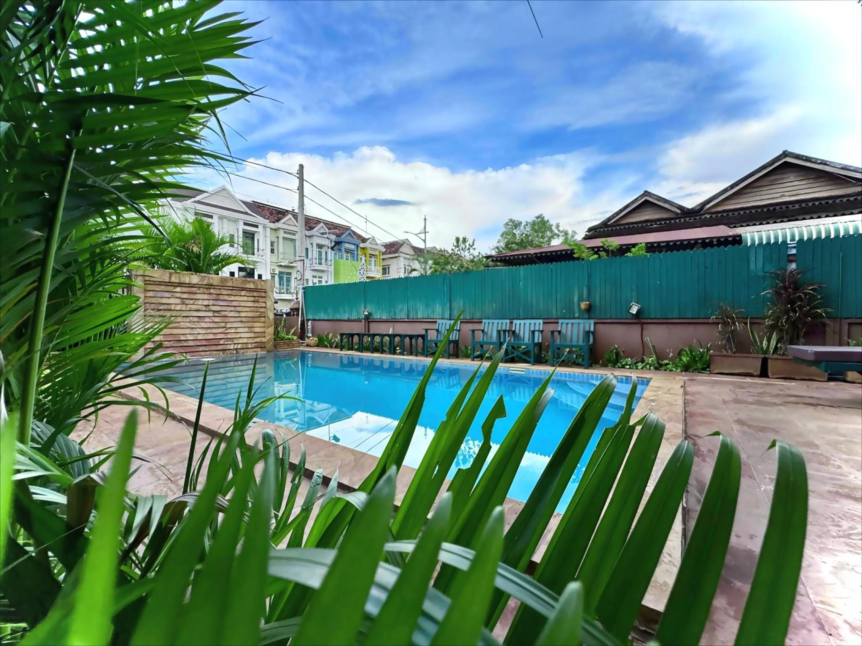 Pool view in Shining Angkor Boutique Hotel