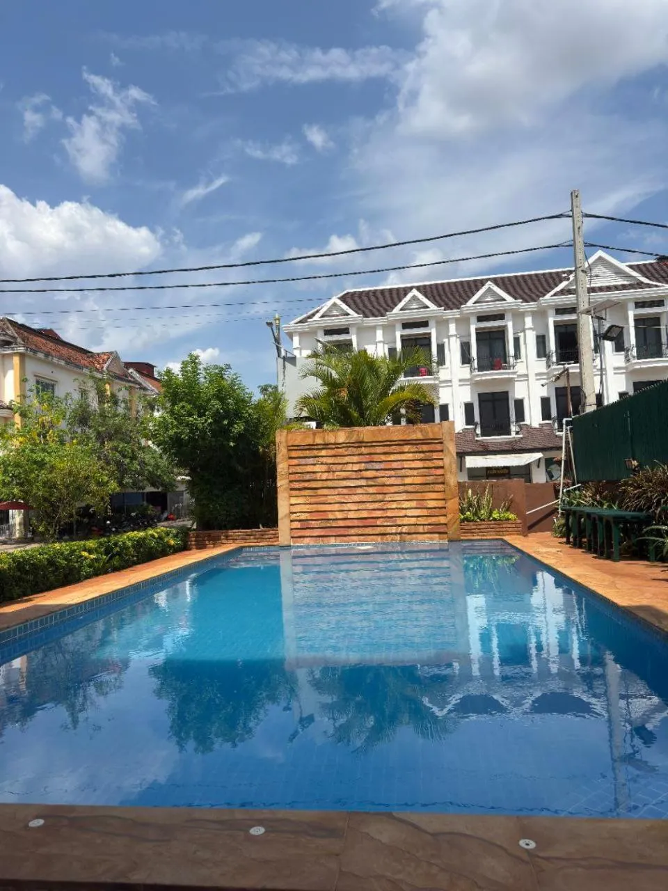 Pool view in Shining Angkor Boutique Hotel