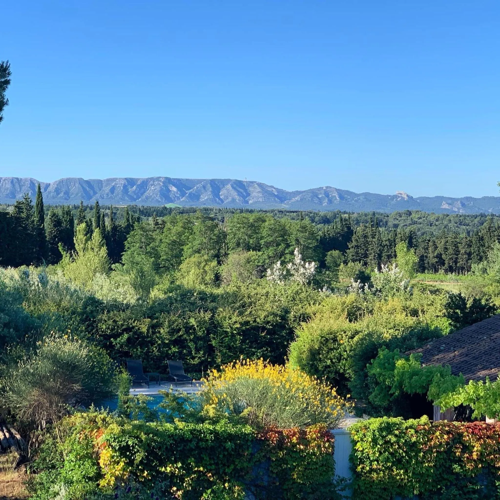 View (from property/room) in Mas des Prevots B&B