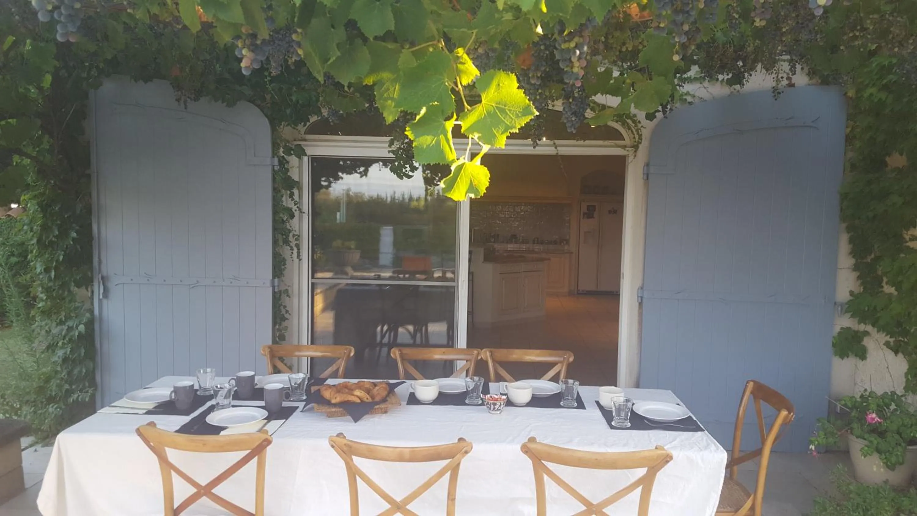 Balcony/Terrace in Mas des Prevots B&B