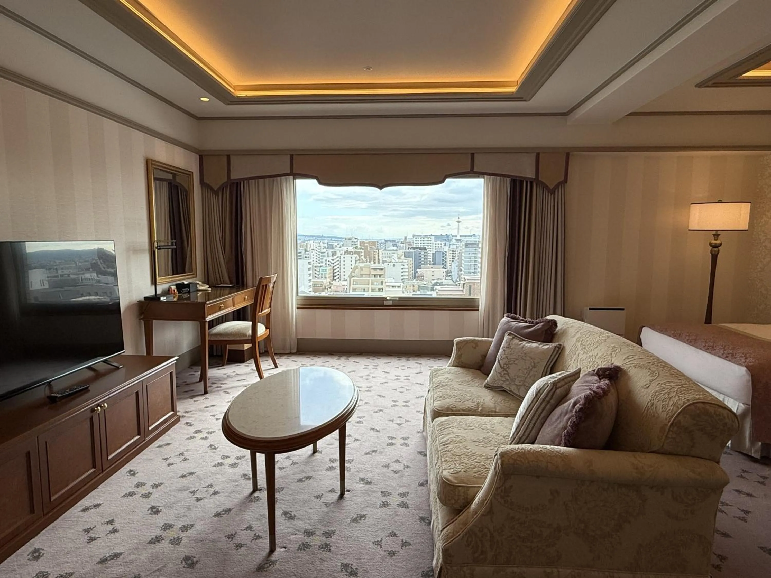 Living room in Hotel Nikko Princess Kyoto