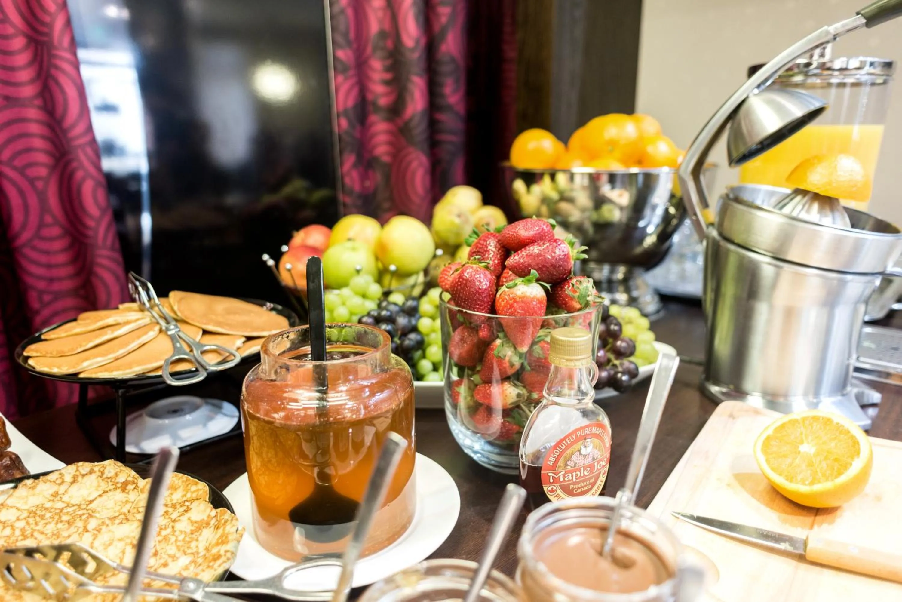 Buffet breakfast in Novotel Bordeaux Centre Gare Saint Jean