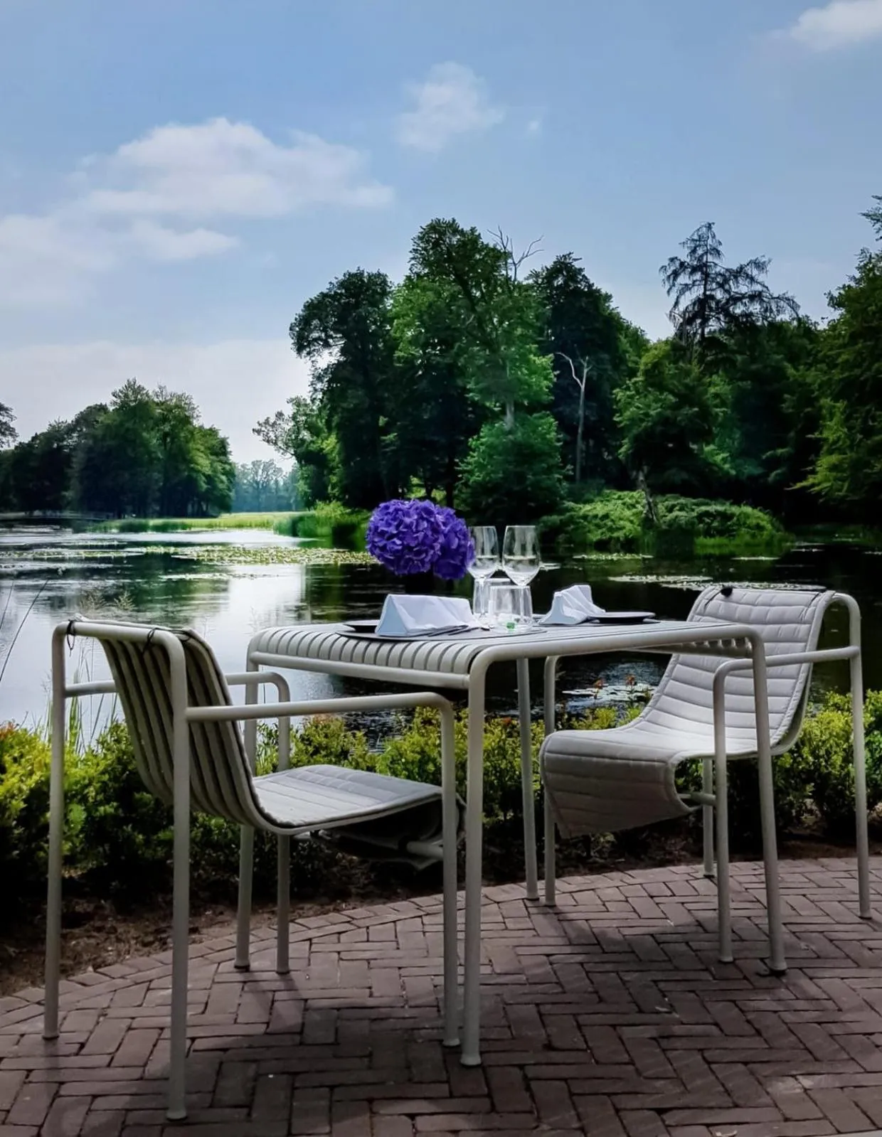 Patio in Parc Broekhuizen l Culinair landgoed