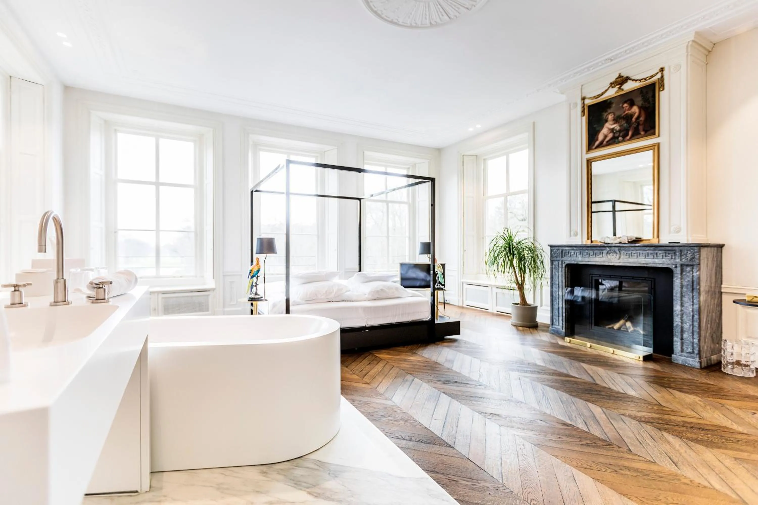 Photo of the whole room, Bed in Parc Broekhuizen l Culinair landgoed