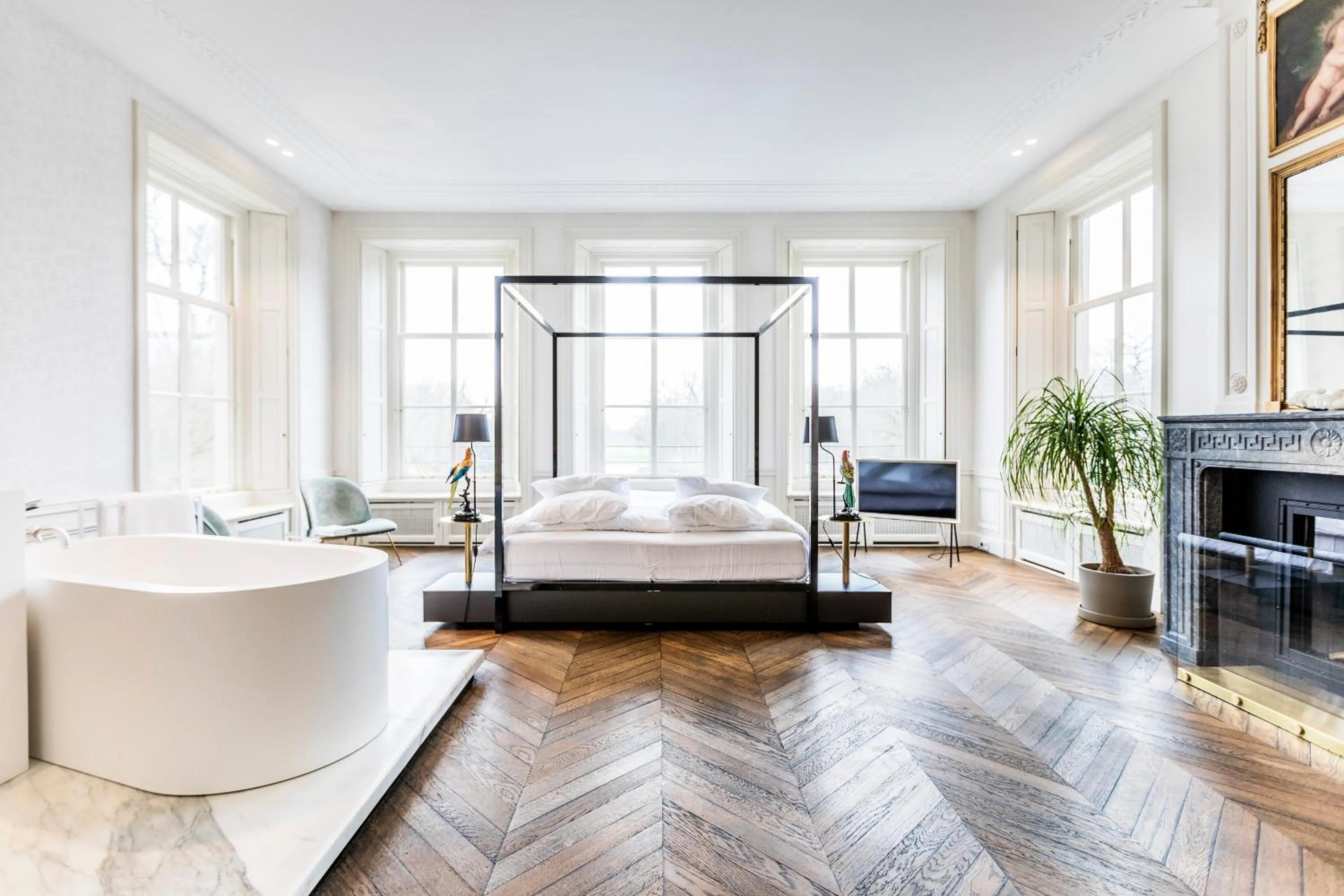 Bed in Parc Broekhuizen l Culinair landgoed