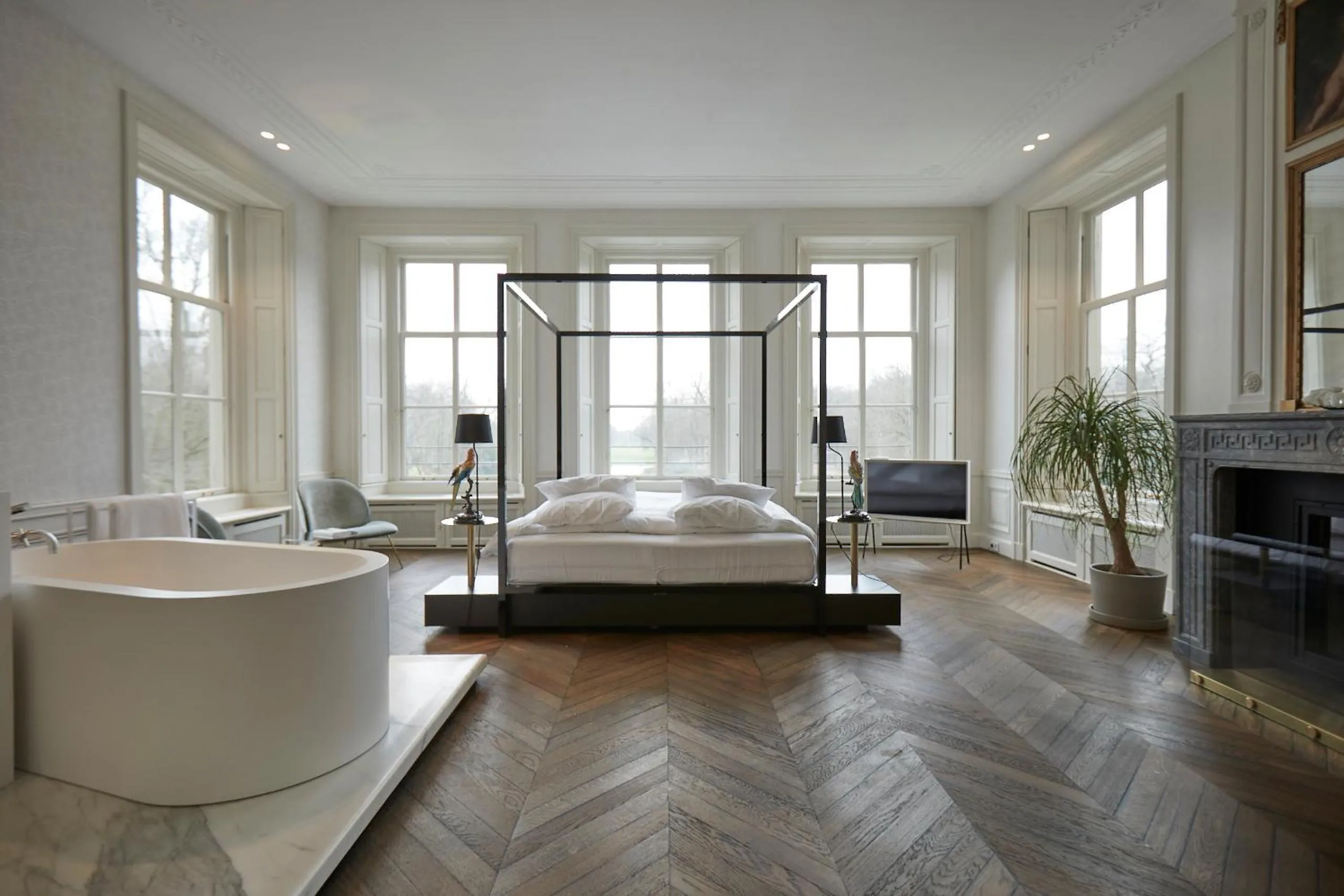 Bathroom, Bed in Parc Broekhuizen l Culinair landgoed