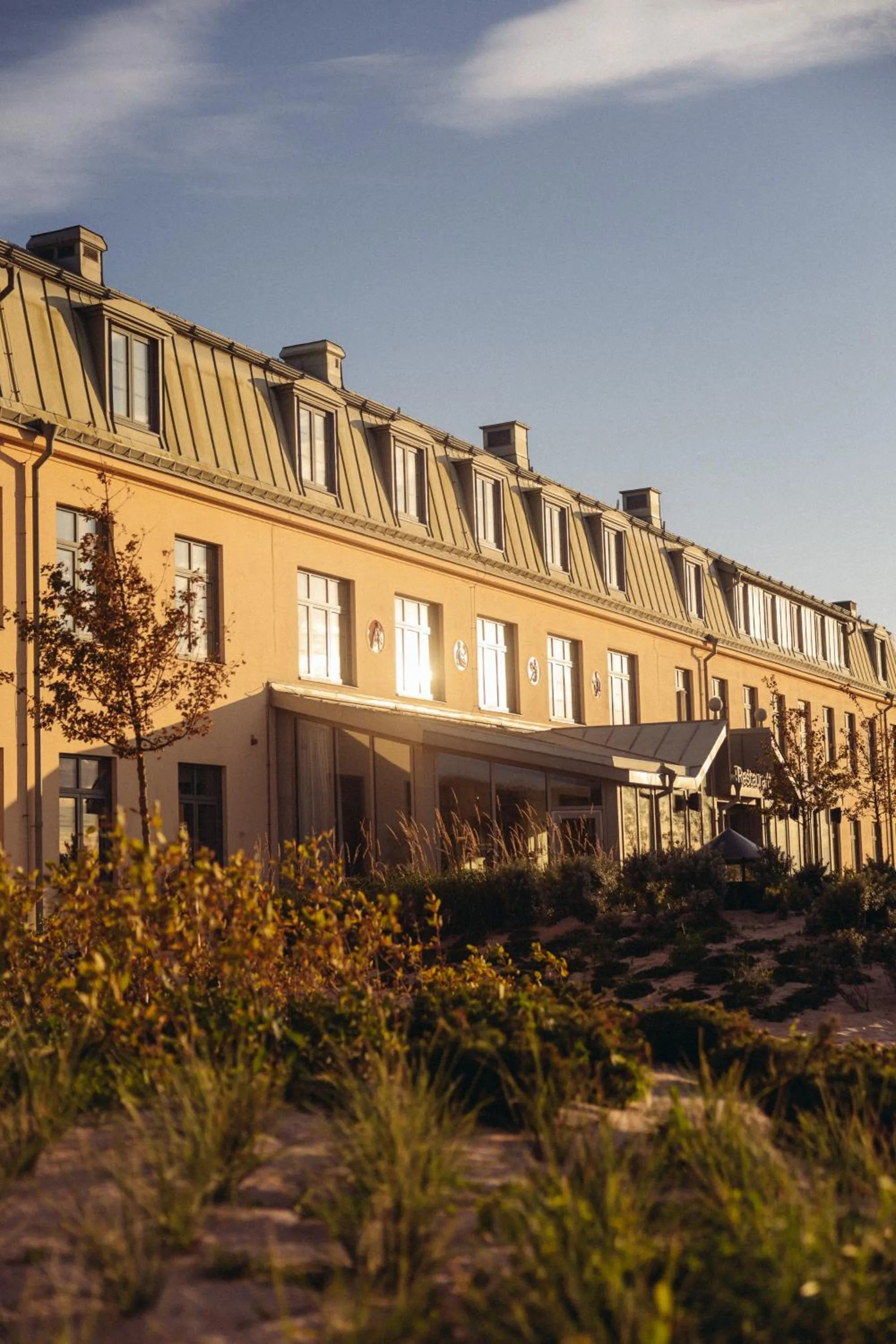 Facade/entrance in Varbergs Kusthotell