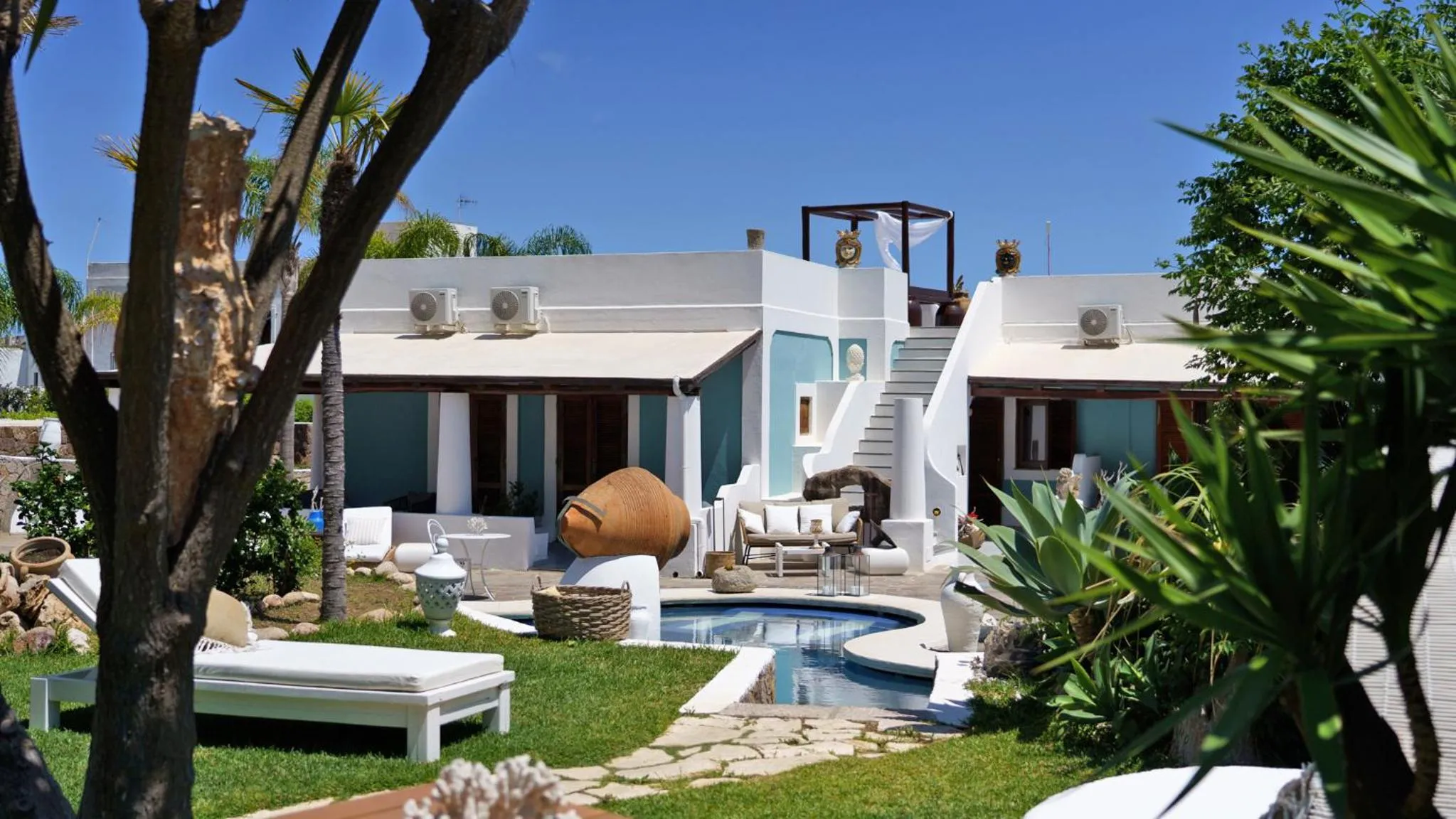 Garden in Hotel Oasi