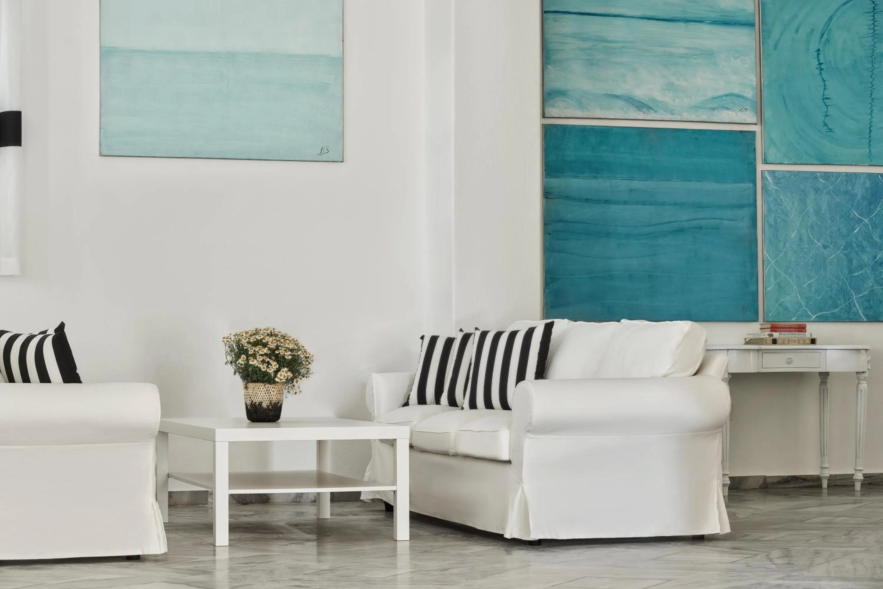 Lobby or reception in High Mill Paros Hotel