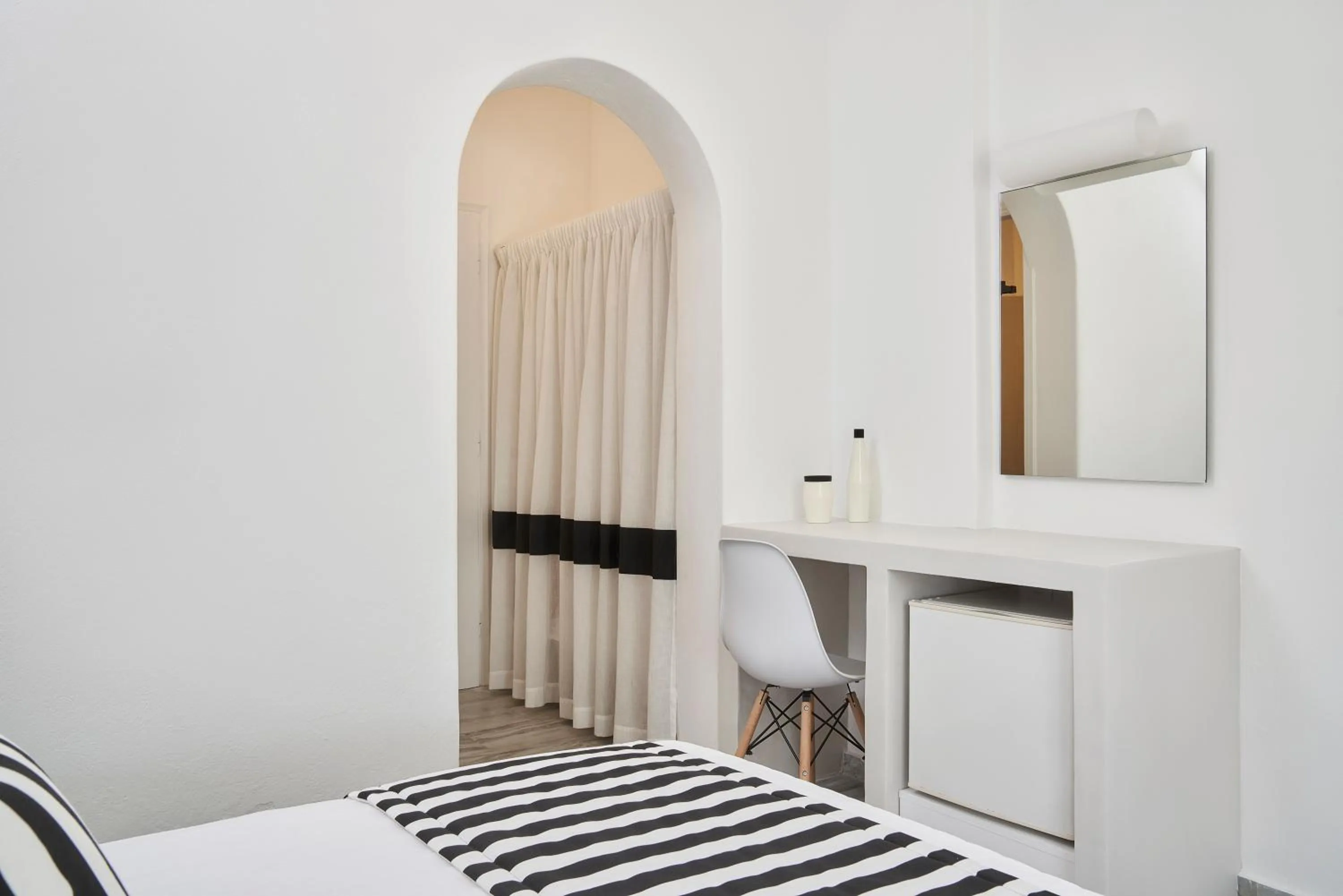 Bedroom, Bed in High Mill Paros Hotel
