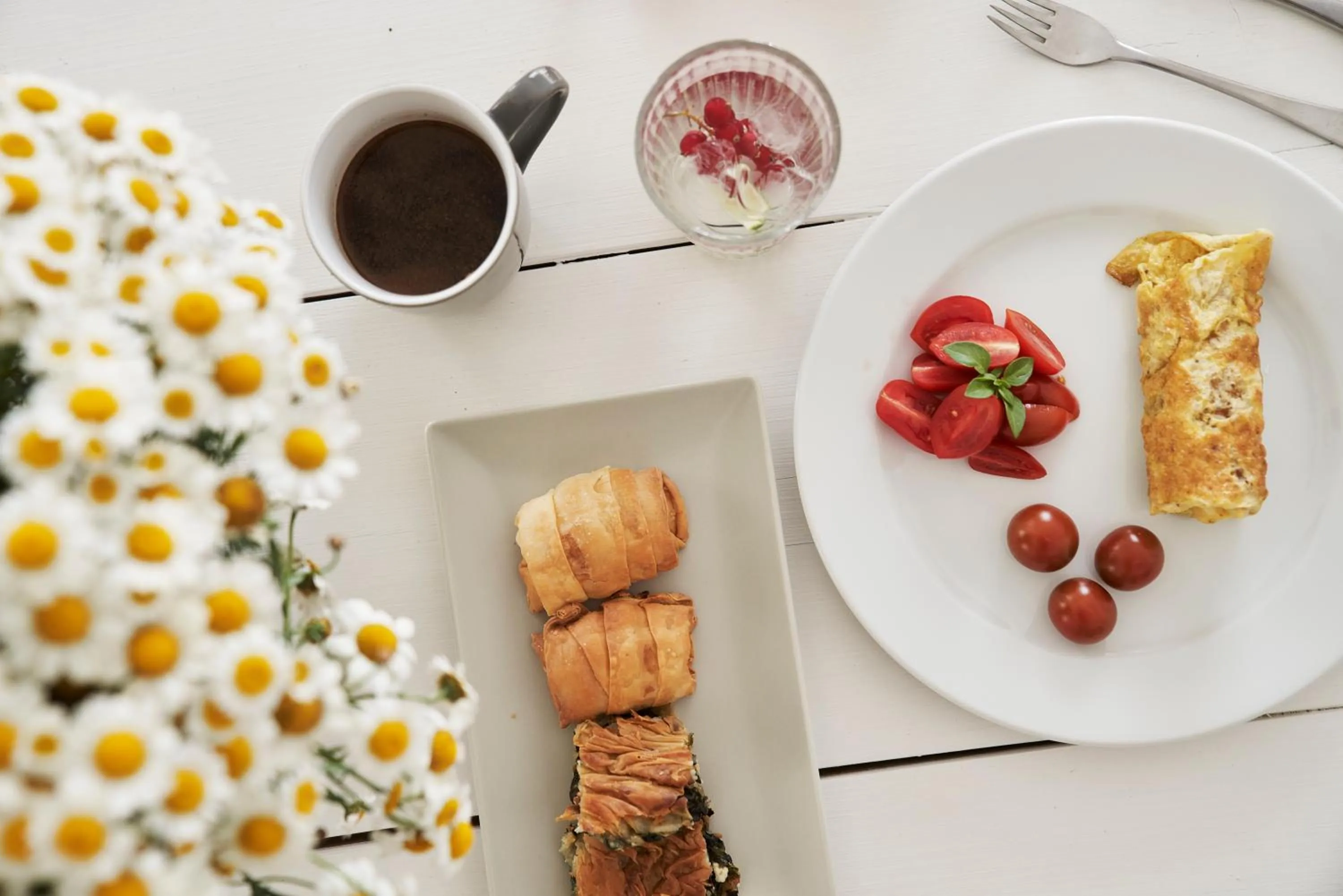 Breakfast in High Mill Paros Hotel