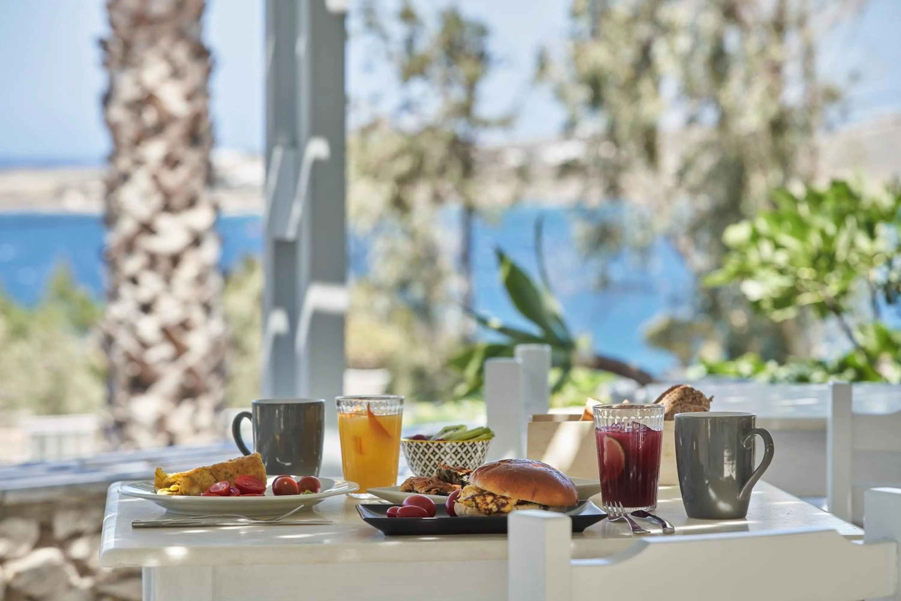 Breakfast in High Mill Paros Hotel