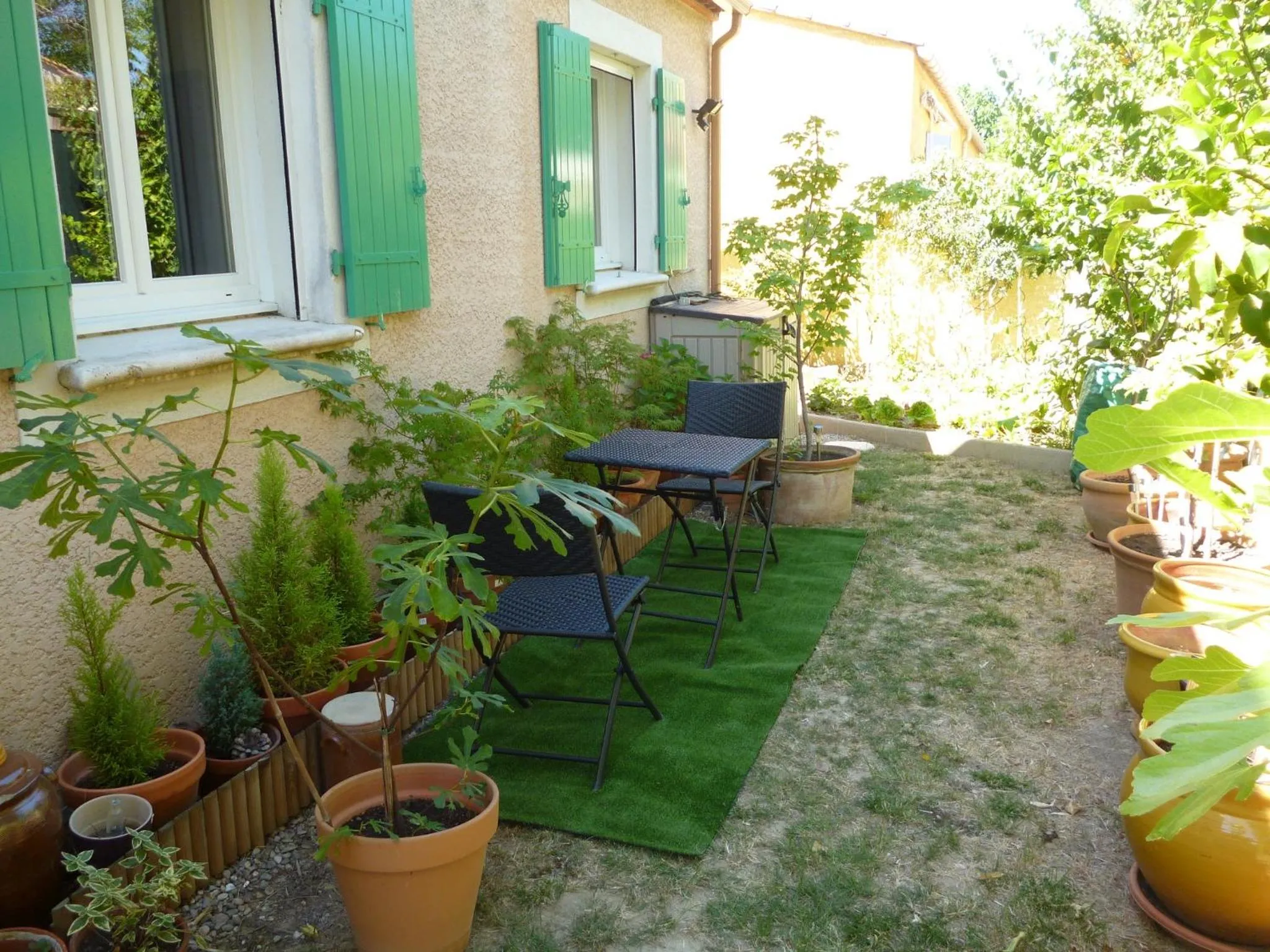 Garden in Chez Patrick Roujan