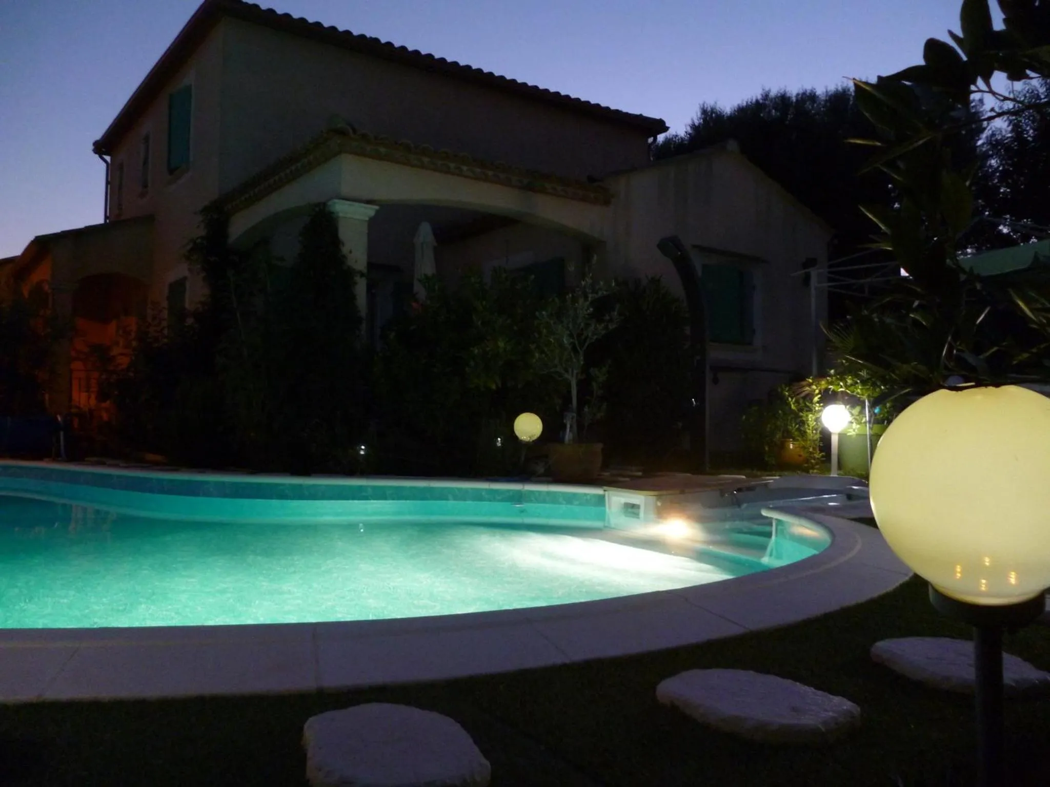 Garden in Chez Patrick Roujan