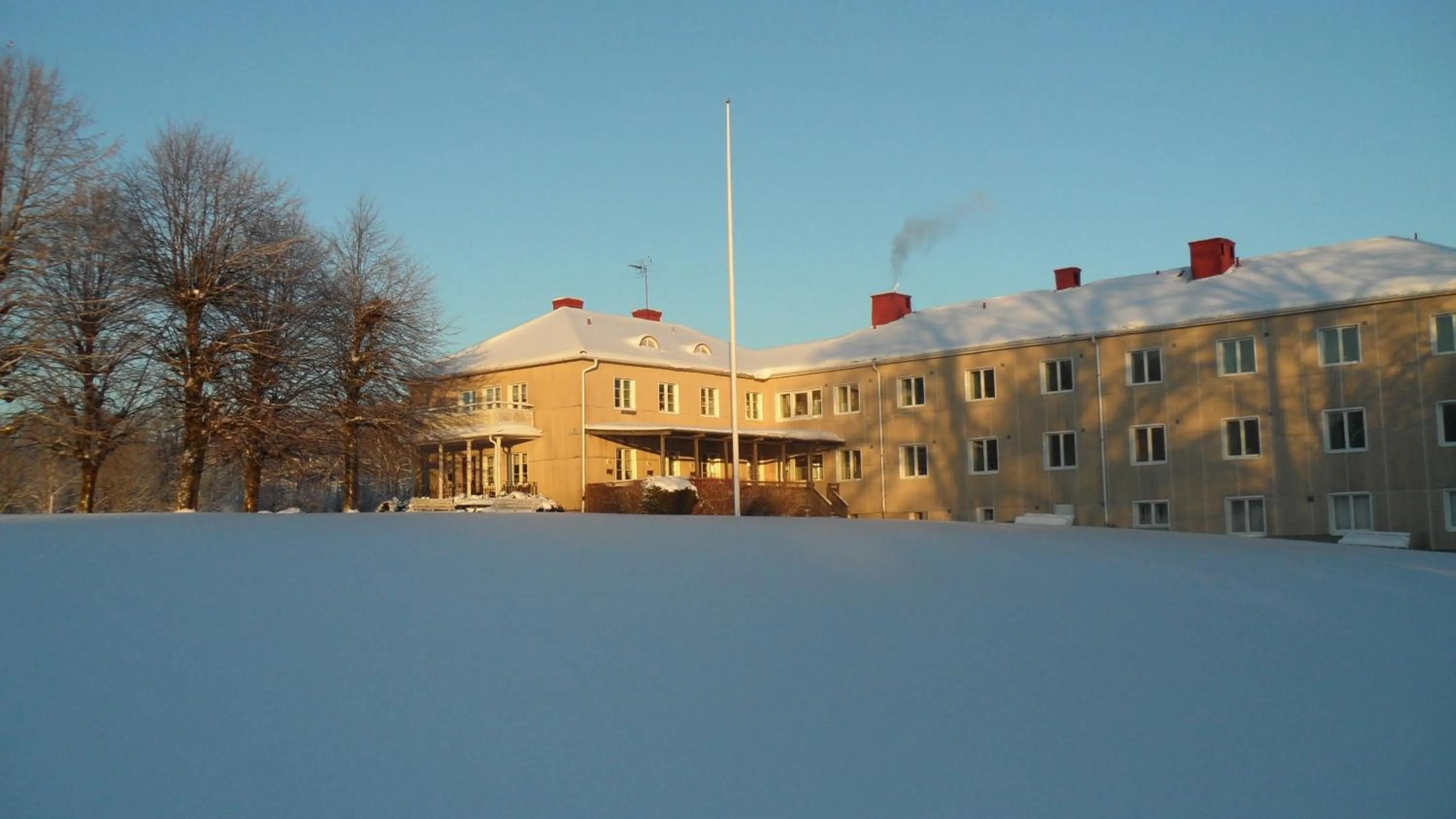 Facade/entrance in Partille Vandrarhem