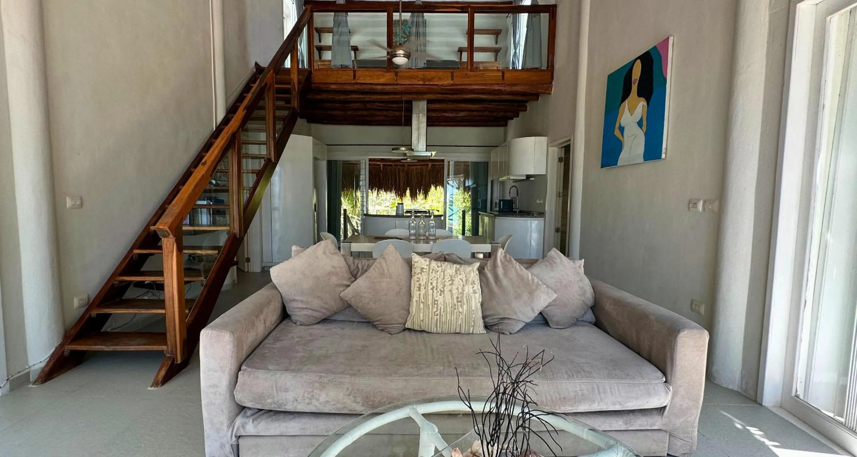 Living room in Spirit Holbox