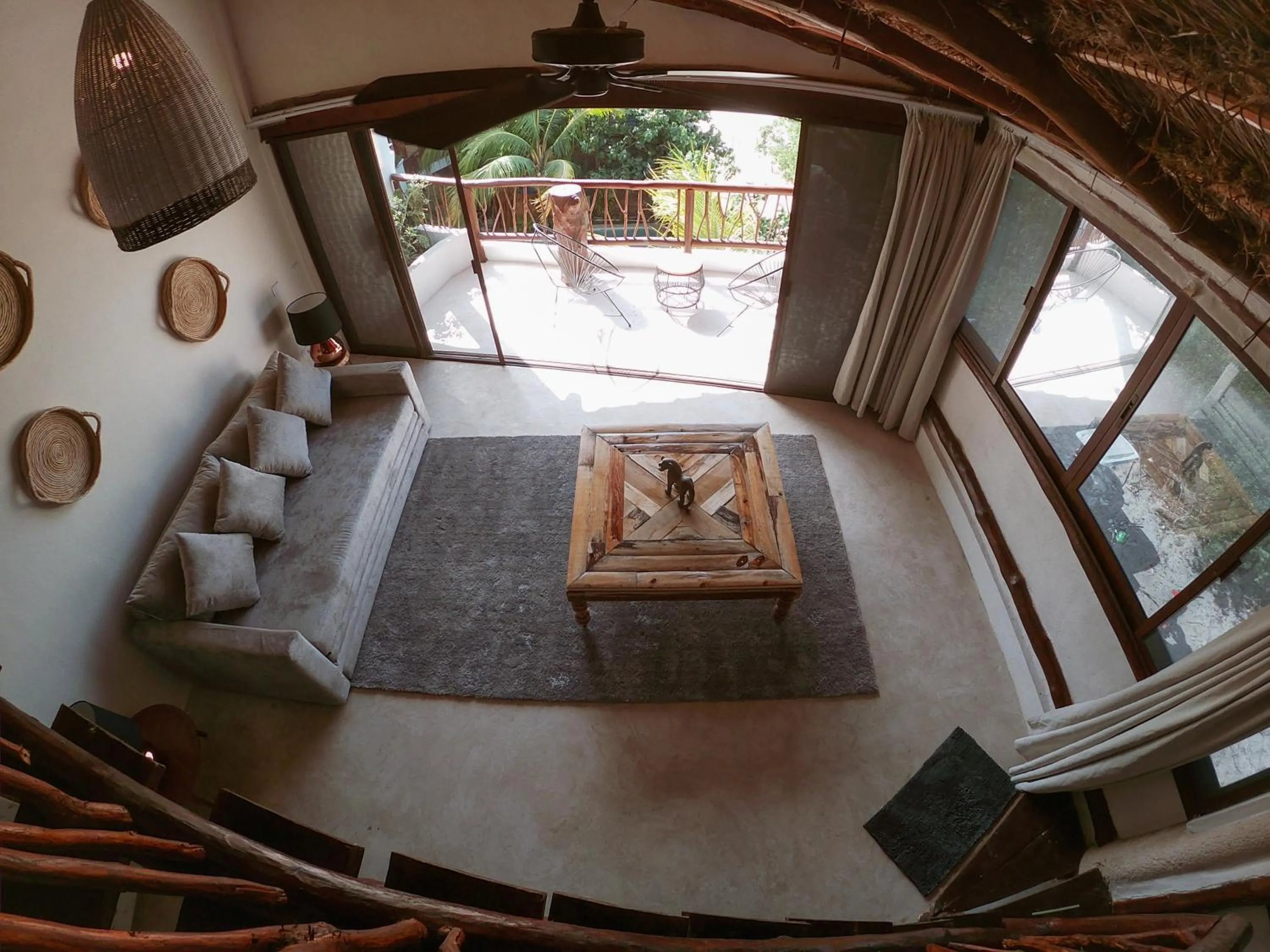 Living room in Spirit Holbox