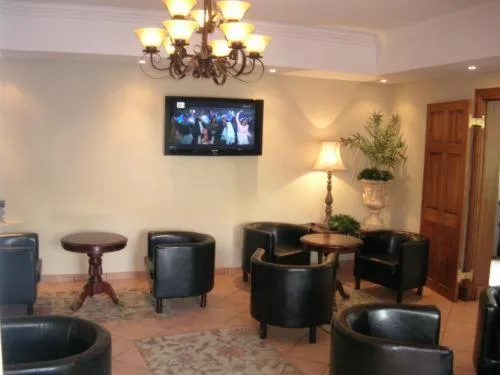 Communal lounge/ TV room in Elizabeth Lodge
