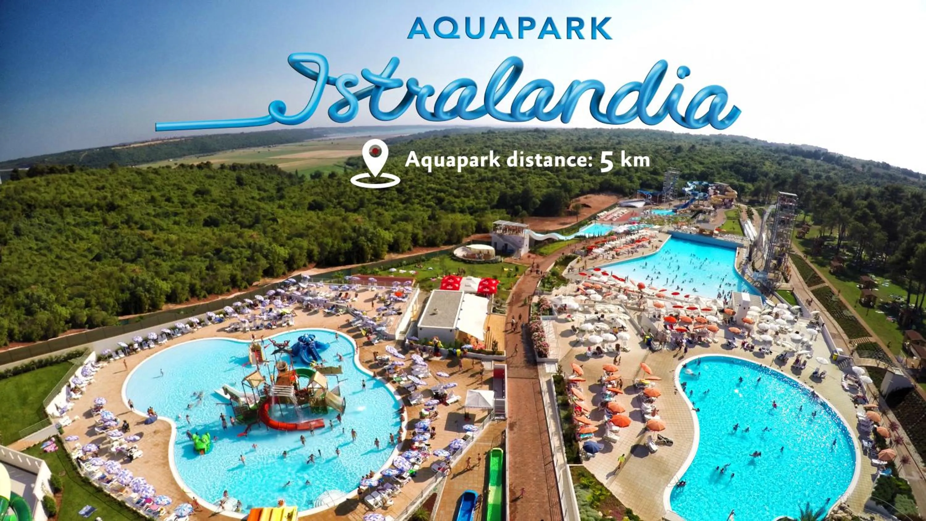 Aqua park in Aminess Vival Maestral Hotel