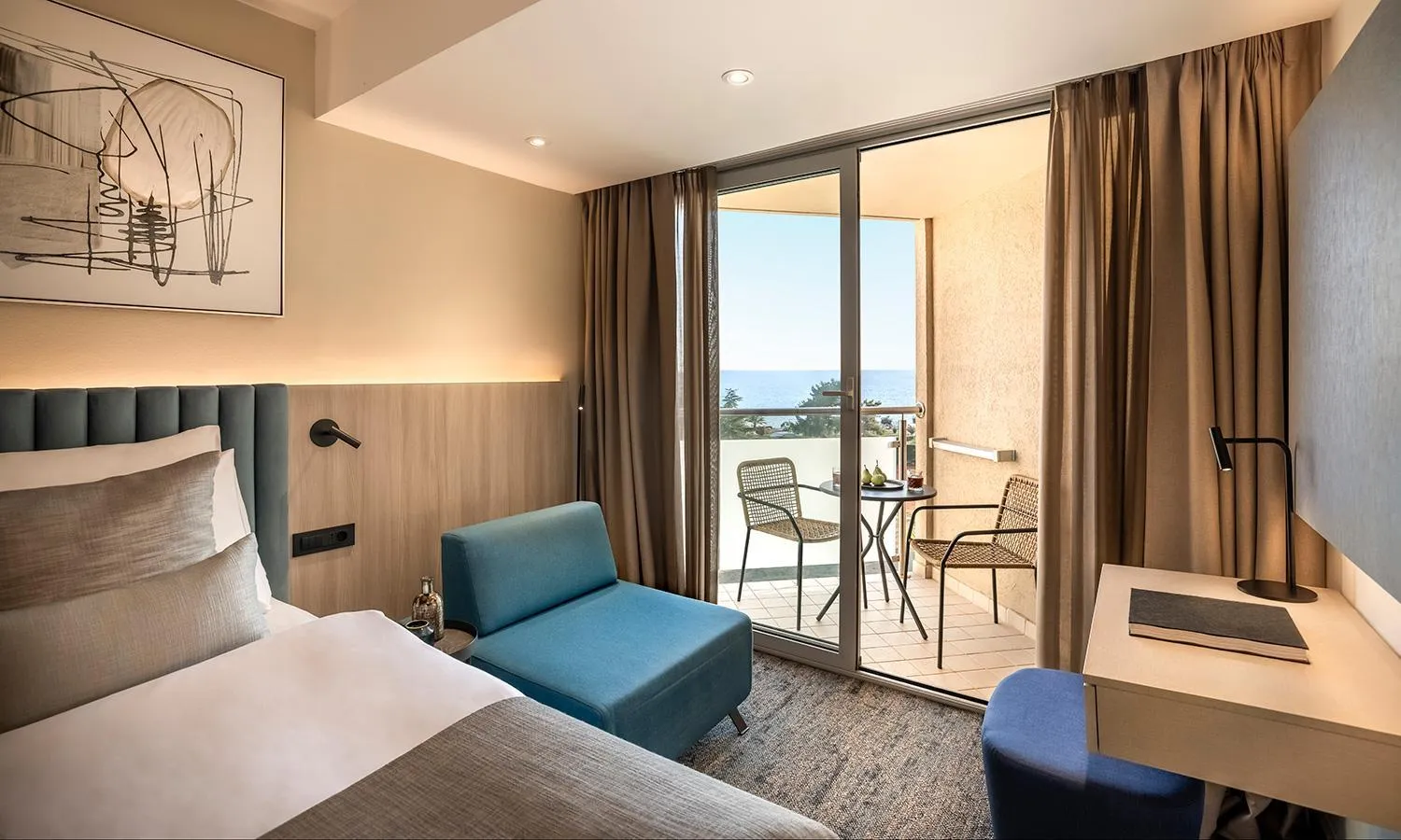 Bed in Aminess Vival Maestral Hotel