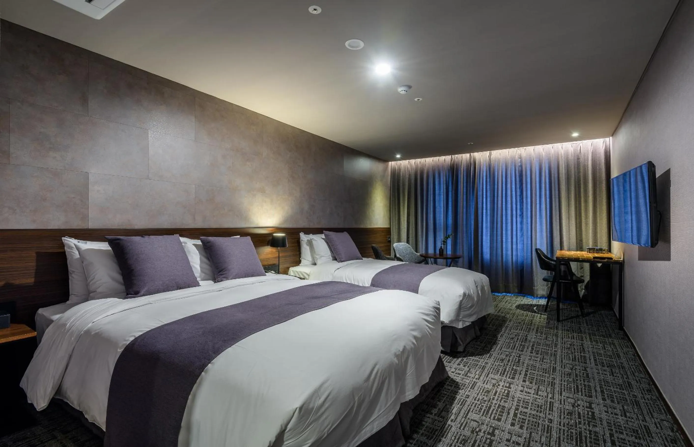 Decorative detail, Bed in Hotel With Jeju