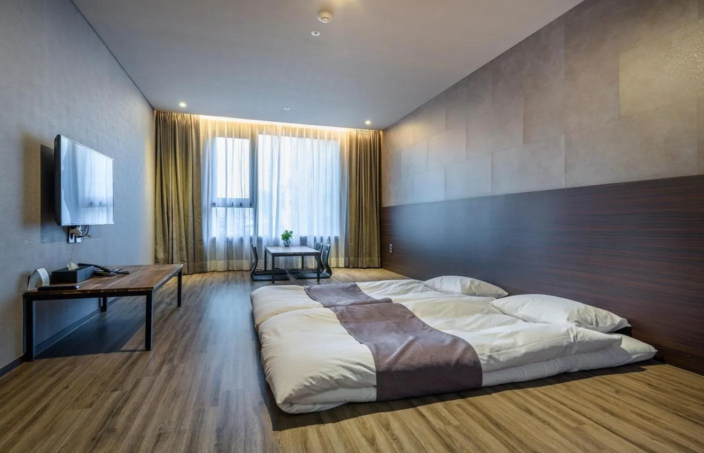 Decorative detail, Bed in Hotel With Jeju