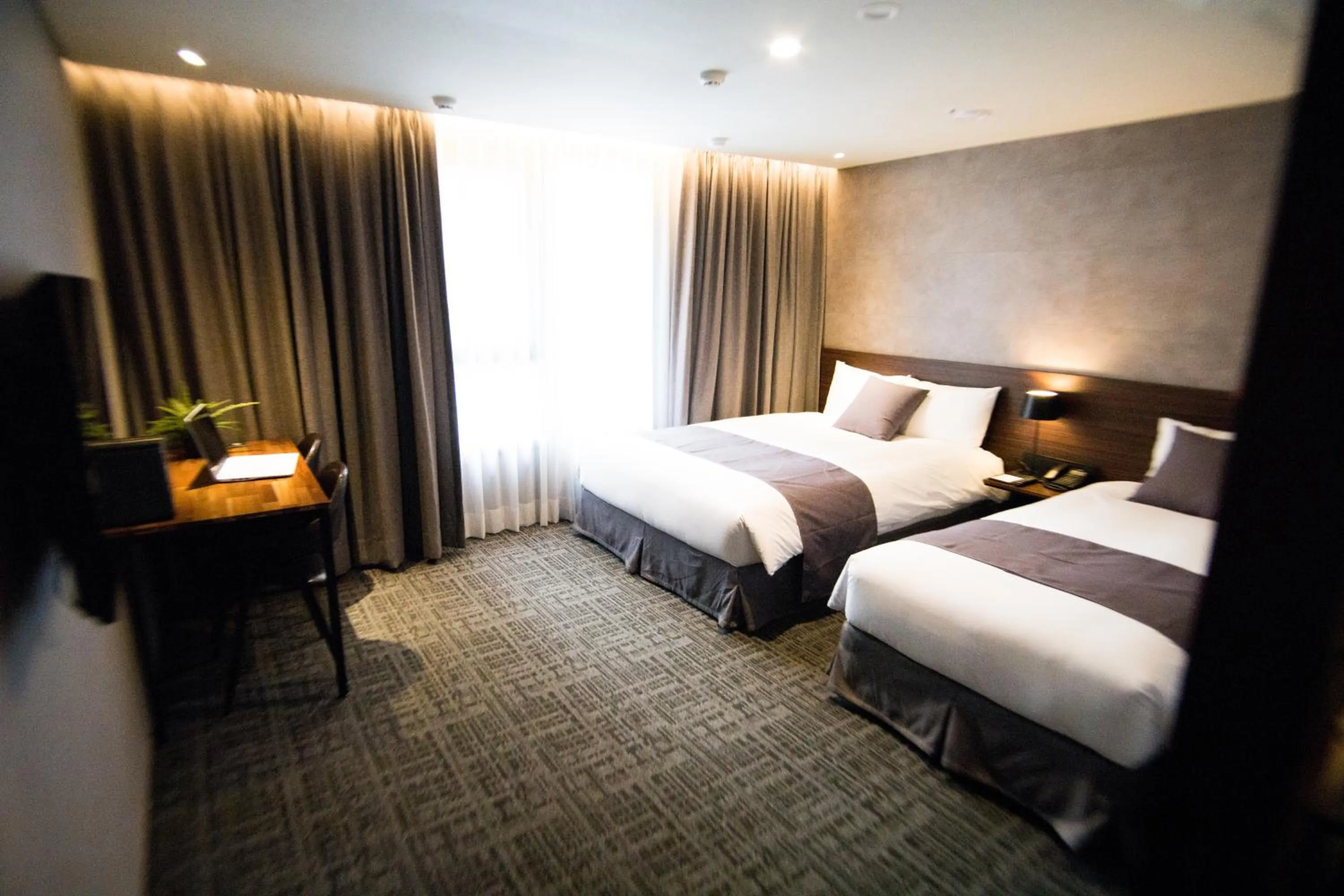 Bedroom, Bed in Hotel With Jeju