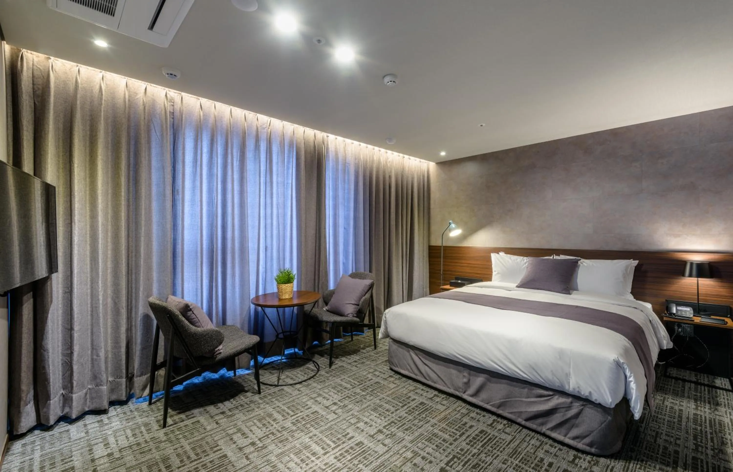 Decorative detail, Bed in Hotel With Jeju