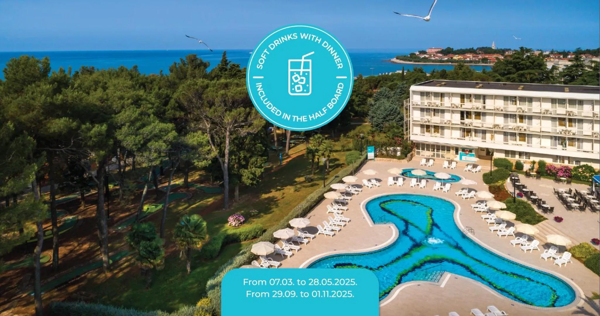 Property building in Laguna Maradiso Hotel by Aminess