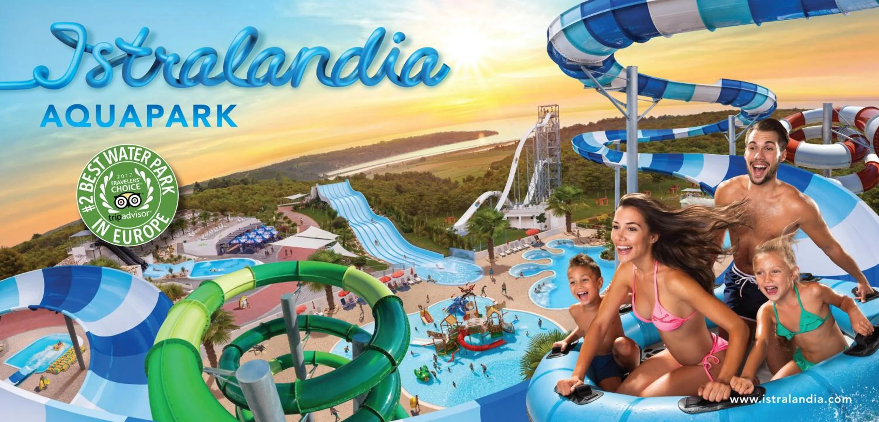 Aqua park in Laguna Maradiso Hotel by Aminess