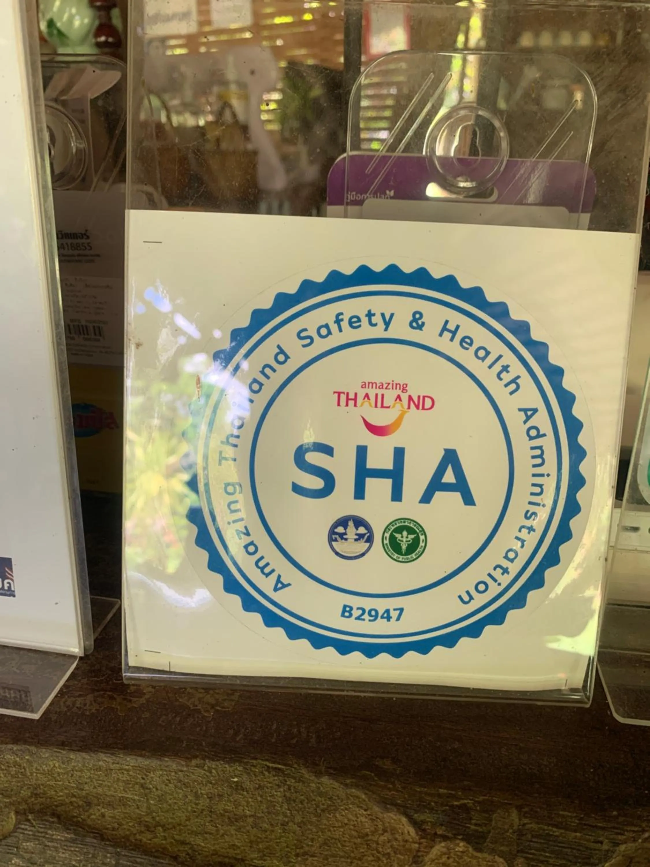 Logo/Certificate/Sign in Baan Khaosok Resort