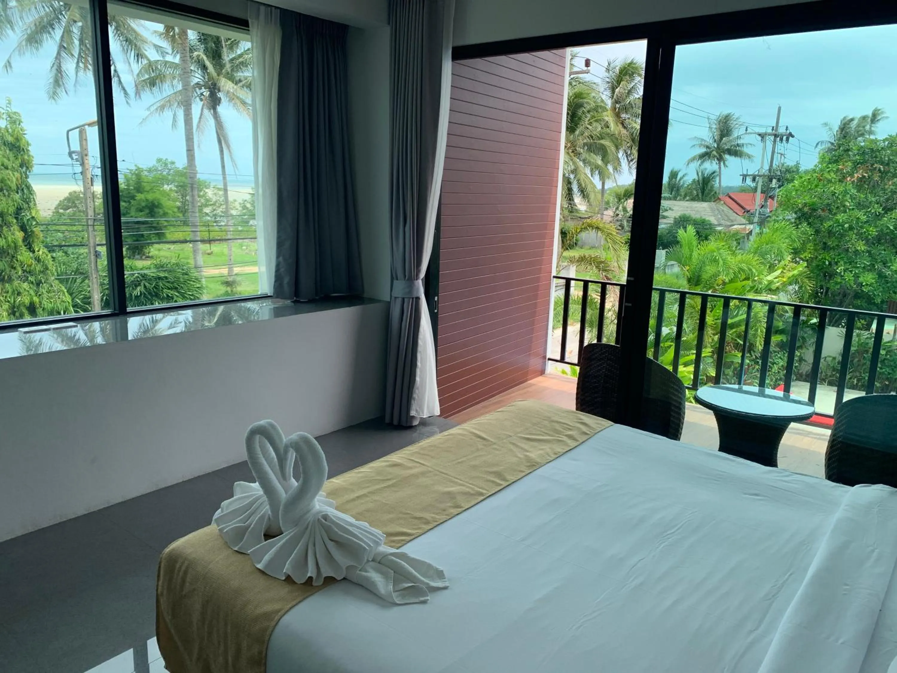 Bed in Nitchanan Villa