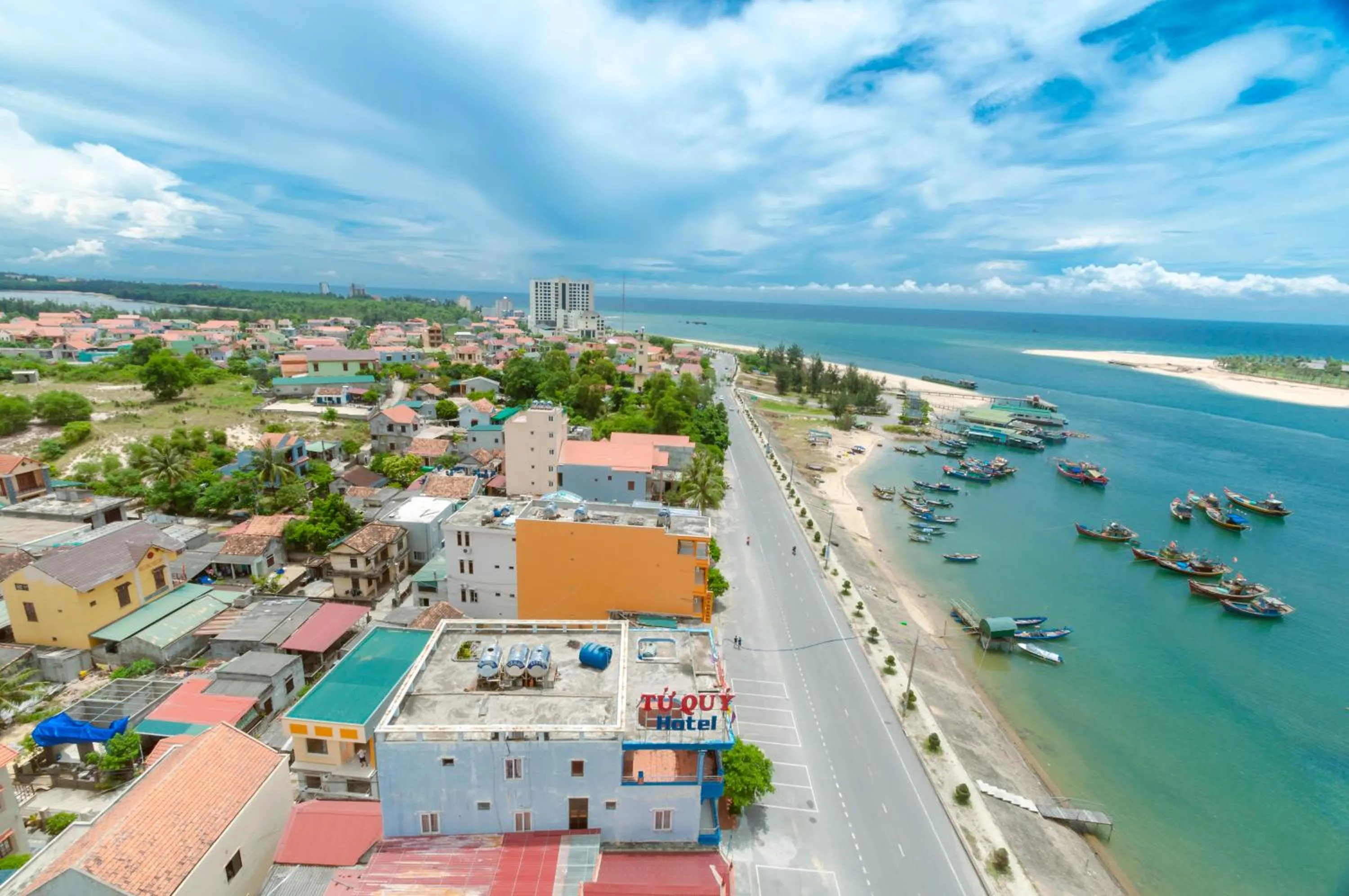 Bird's eye view in Anh Linh 2 Hotel