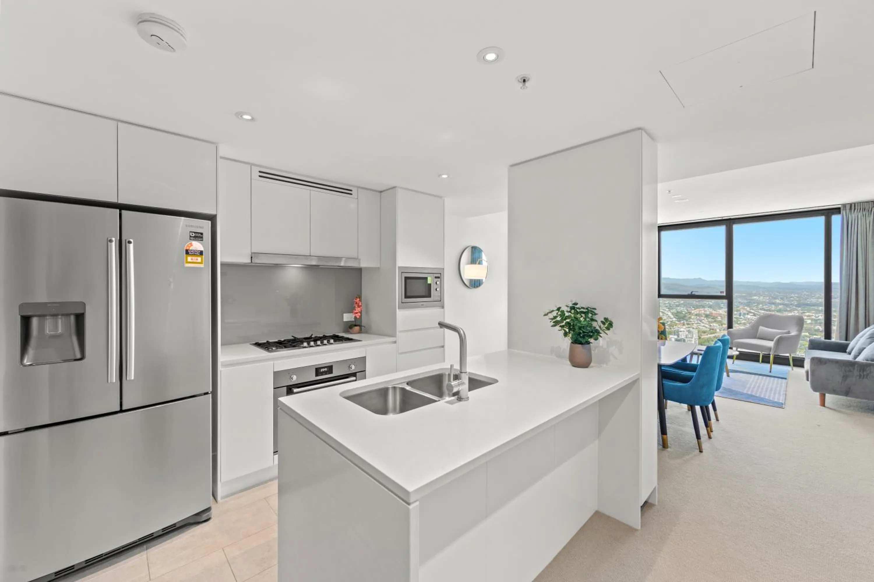 Kitchen or kitchenette in Brisbane Skytower by CLLIX