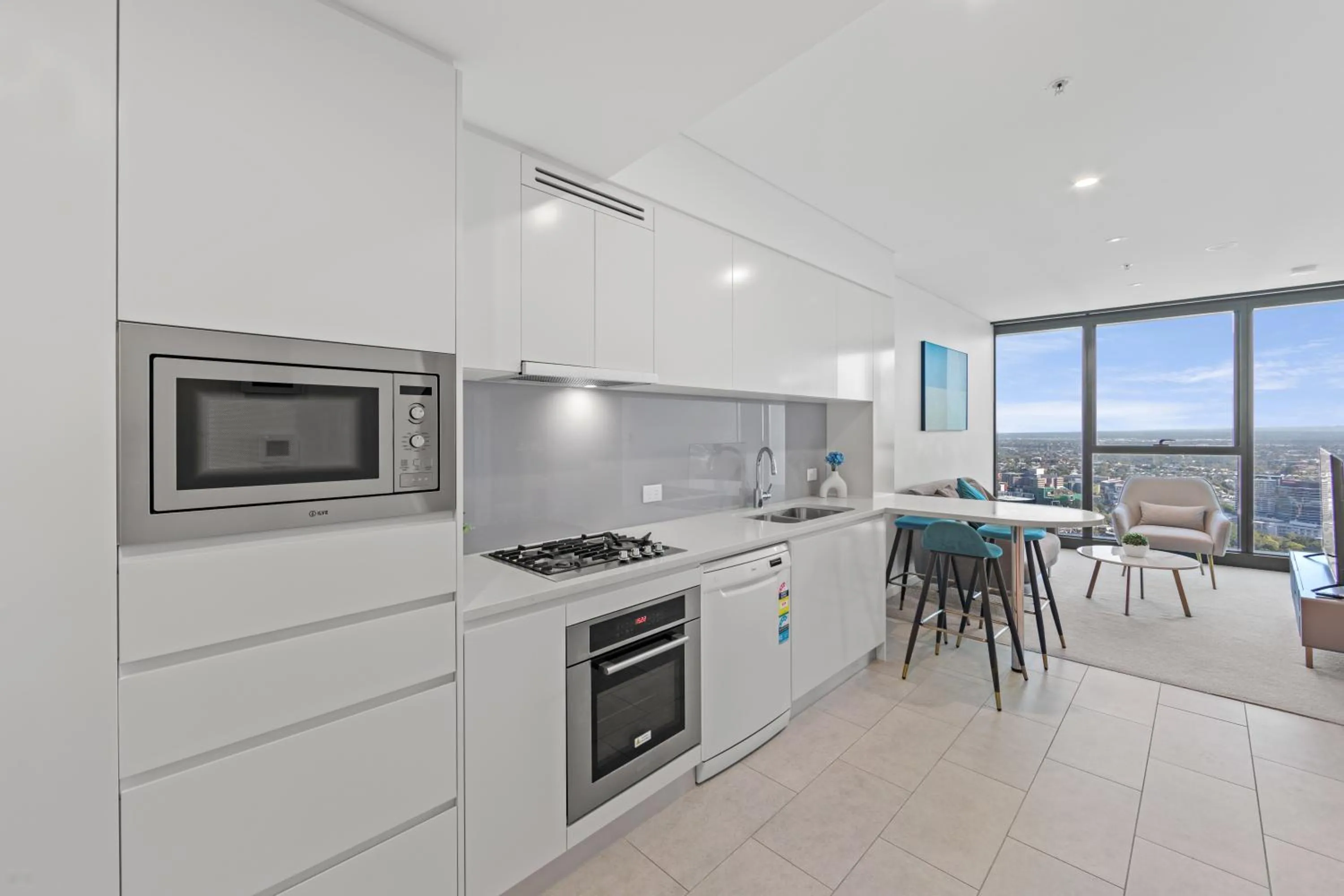 Kitchen or kitchenette in Brisbane Skytower by CLLIX