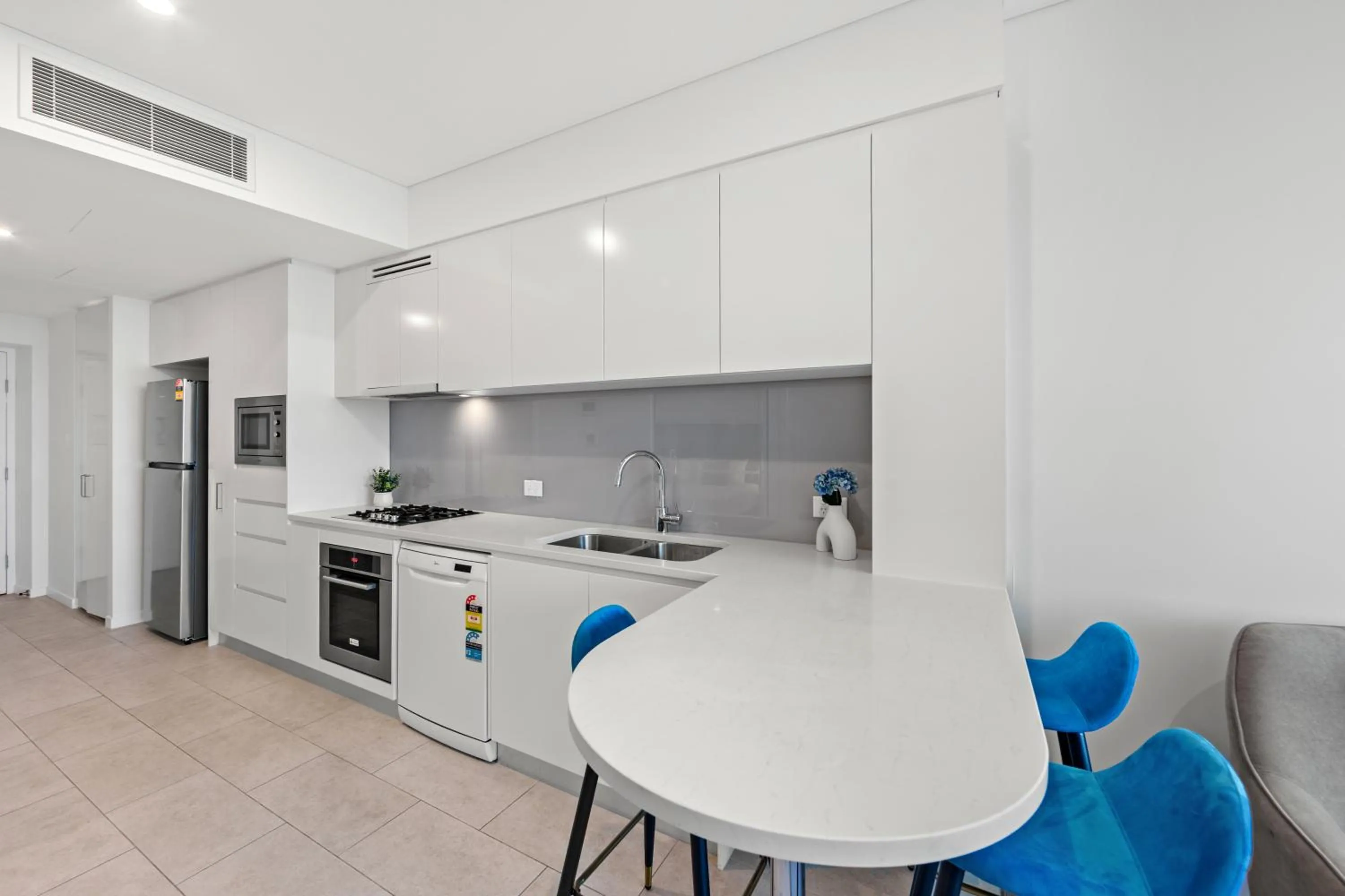 Kitchen or kitchenette in Brisbane Skytower by CLLIX