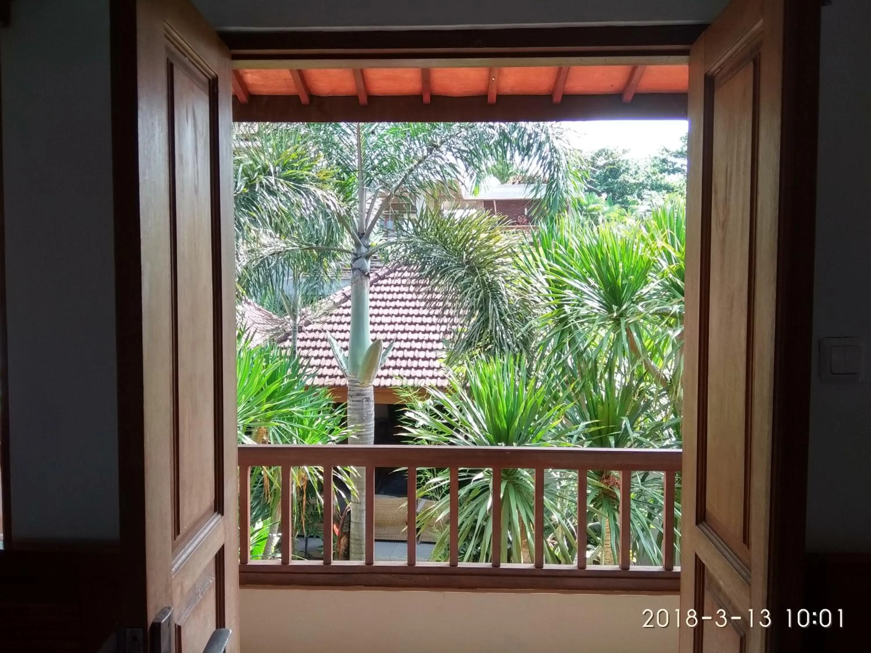 Patio in Medewi Beach Inn