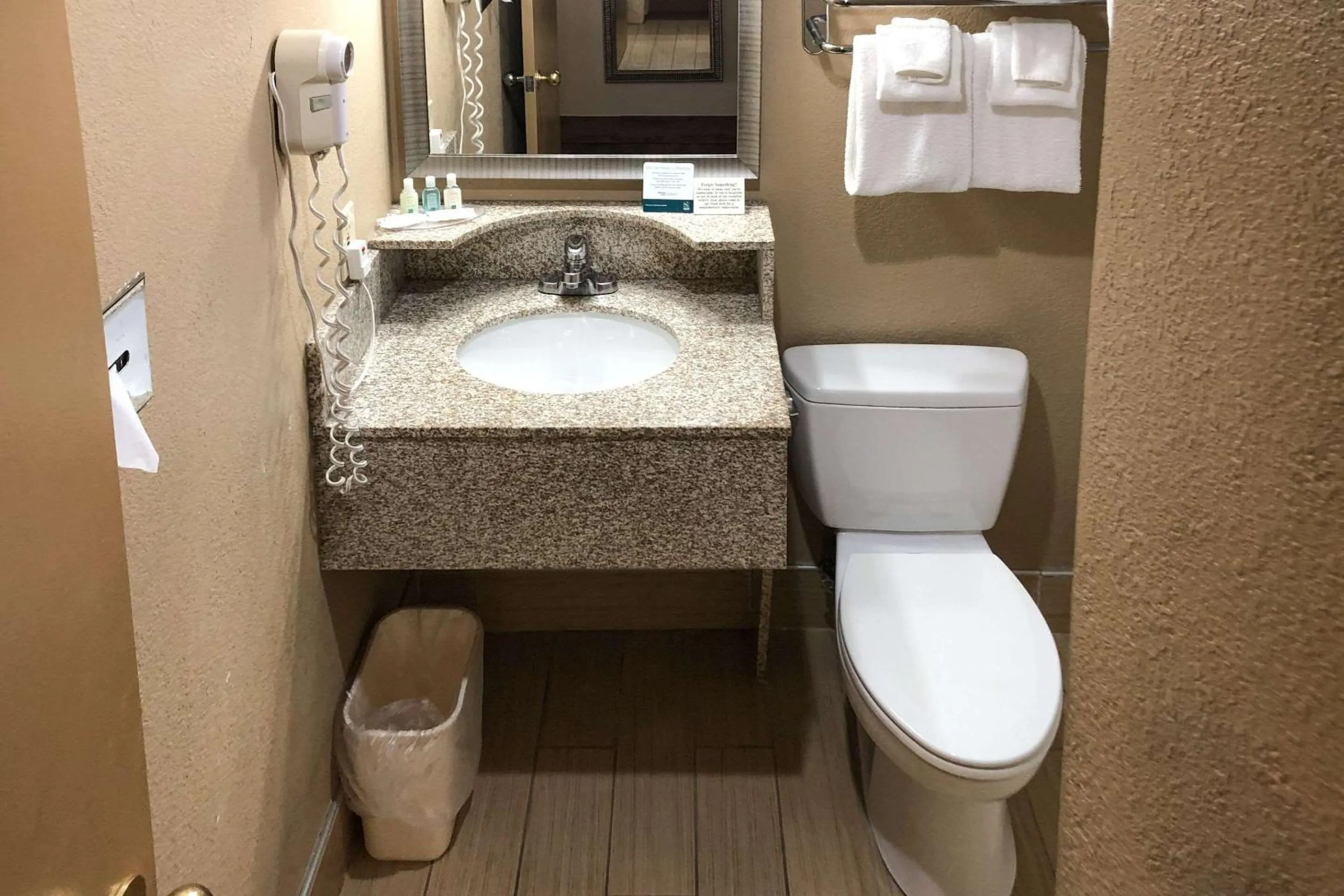 Bathroom in Quality Inn Near Joint Base Andrews-Washington Area