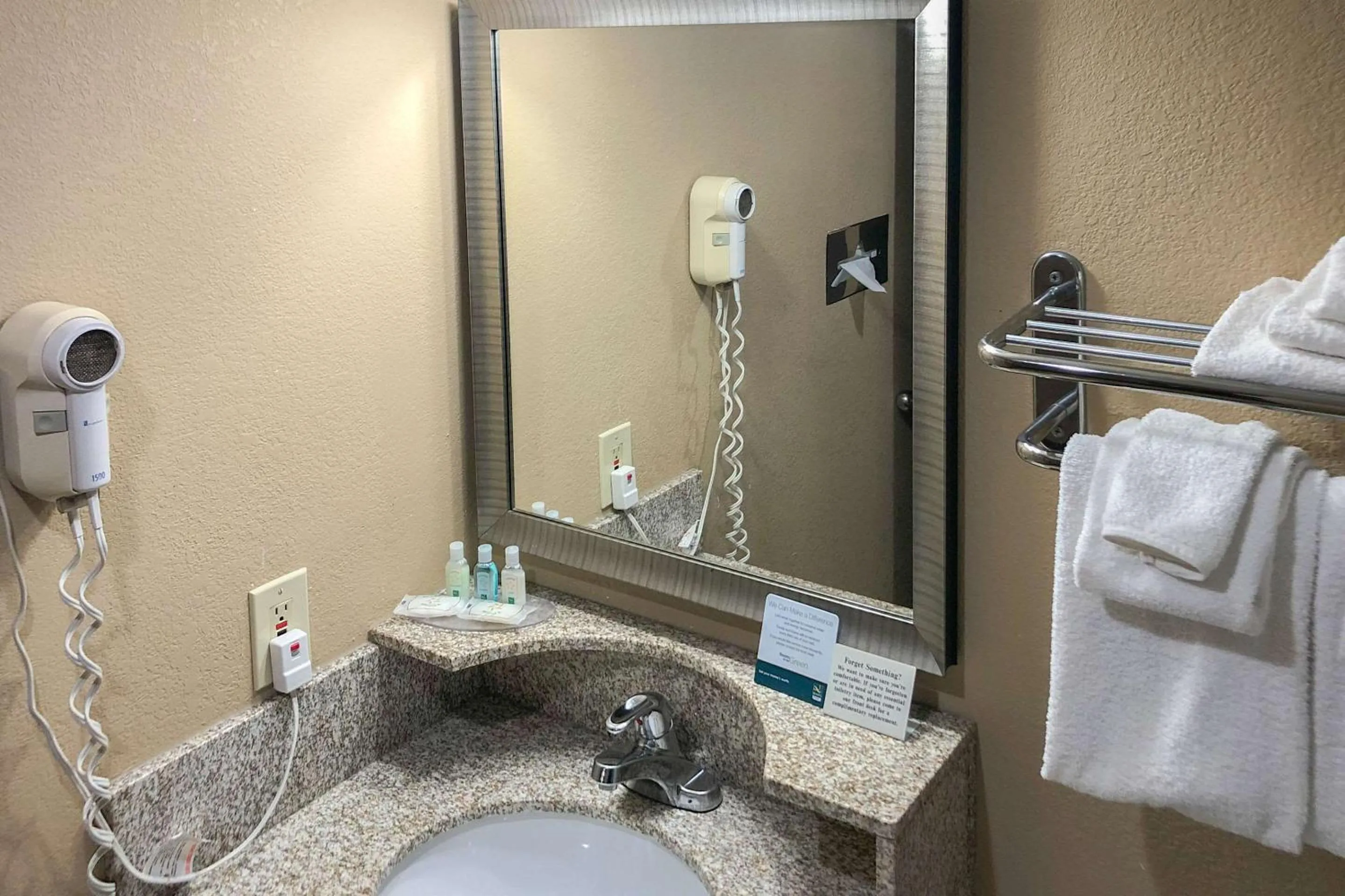 Bathroom in Quality Inn Near Joint Base Andrews-Washington Area