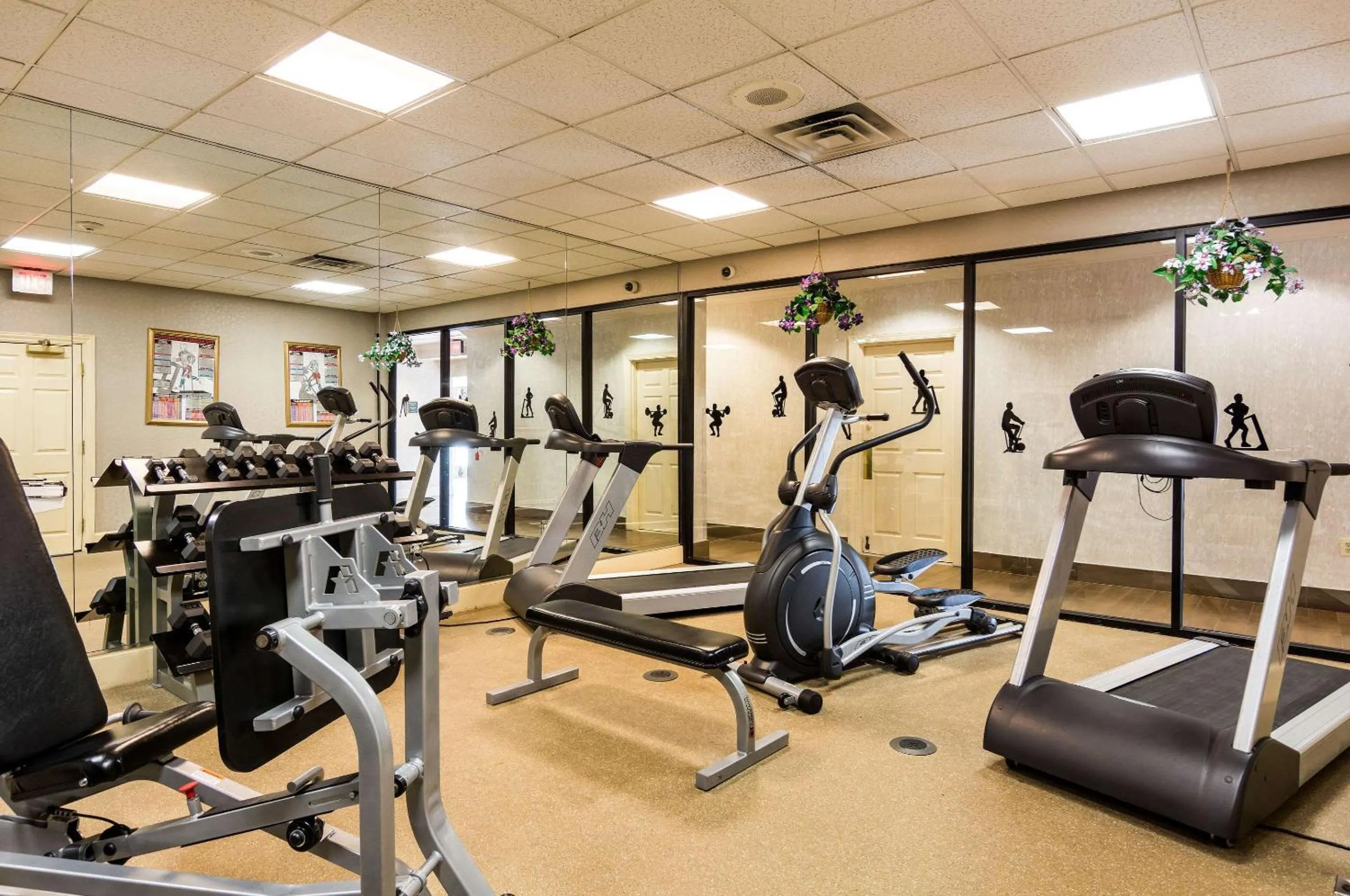 Fitness centre/facilities in Quality Inn Near Joint Base Andrews-Washington Area