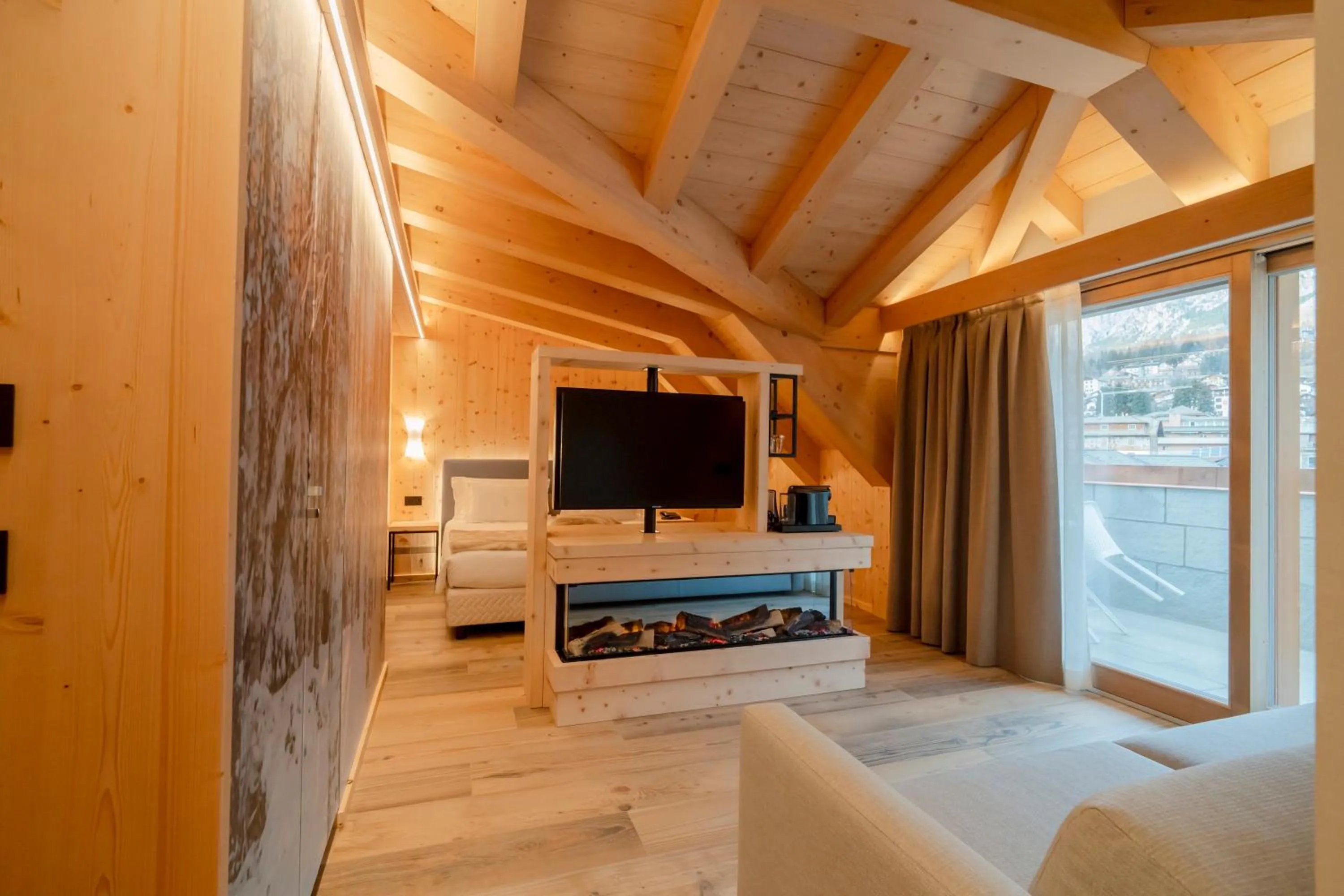 TV and multimedia, Bed in Hotel San Lorenzo