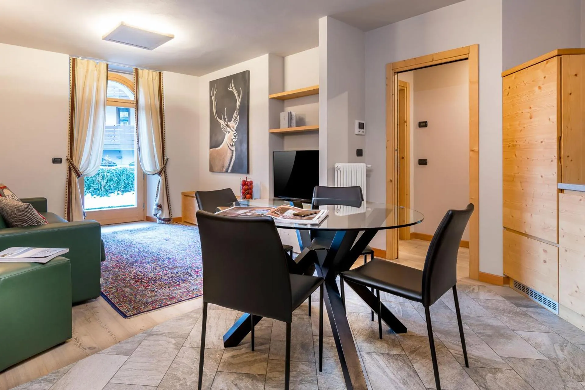 Kitchen or kitchenette in Hotel San Lorenzo