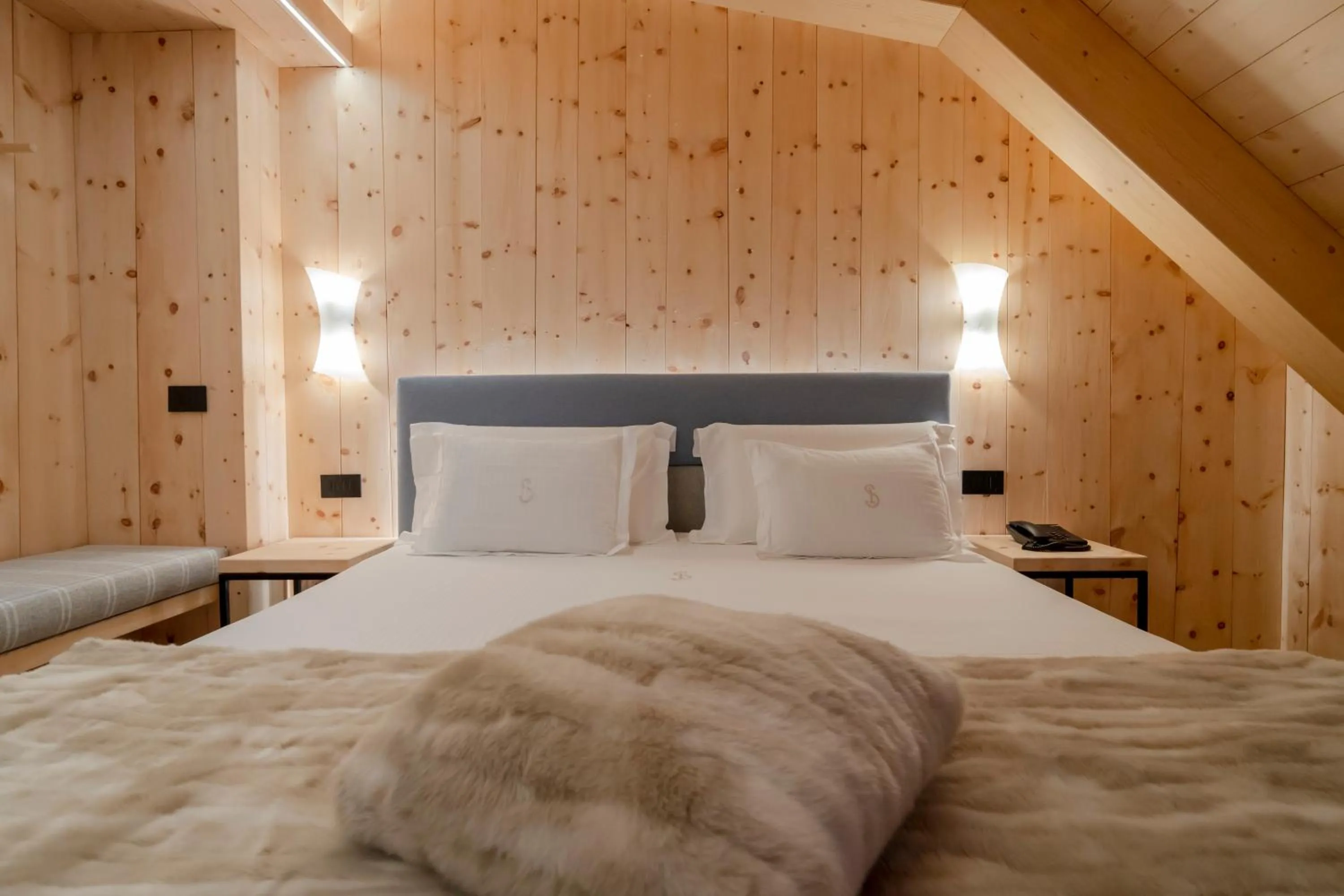 Bed in Hotel San Lorenzo