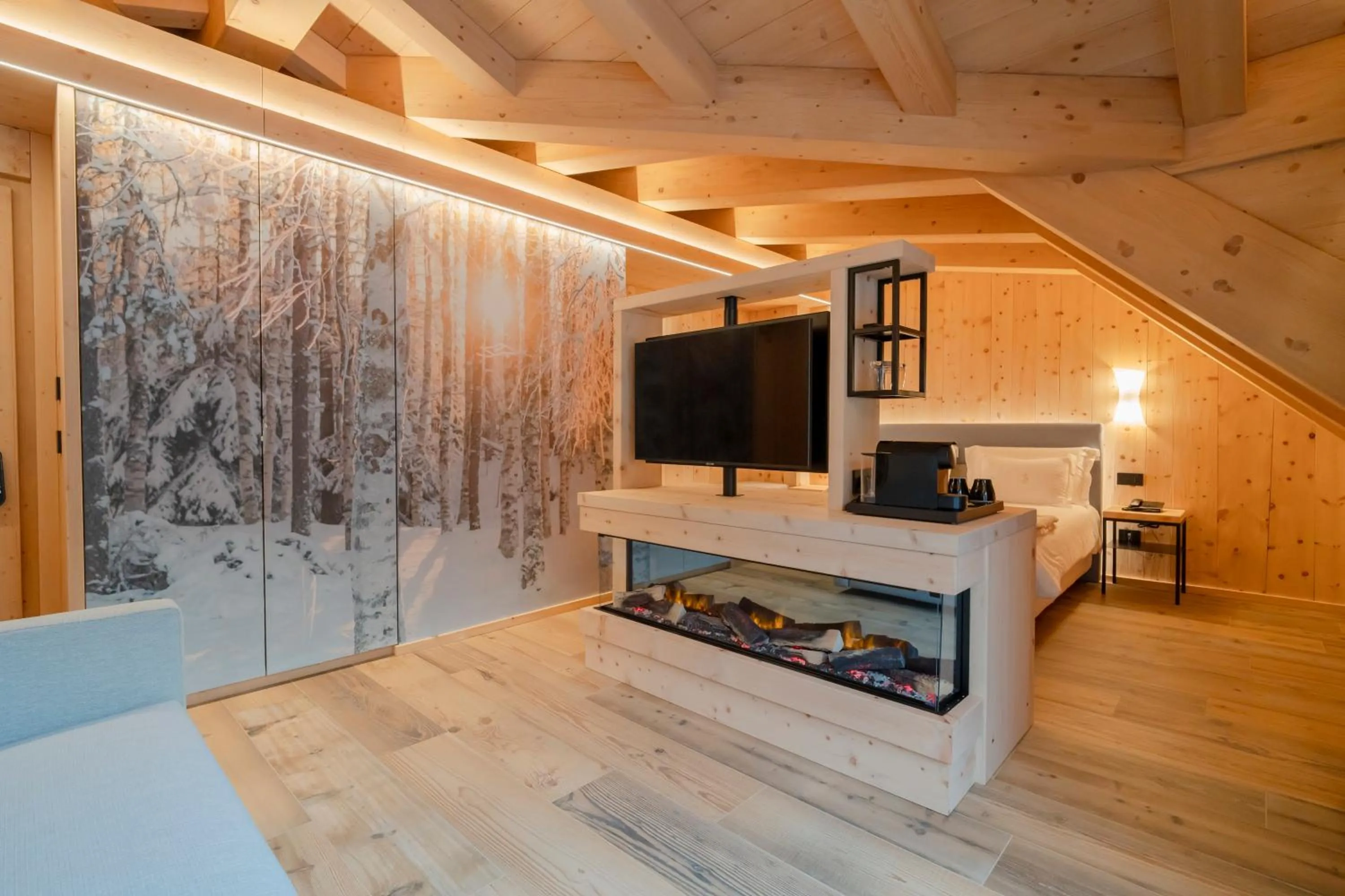 TV and multimedia, Bed in Hotel San Lorenzo