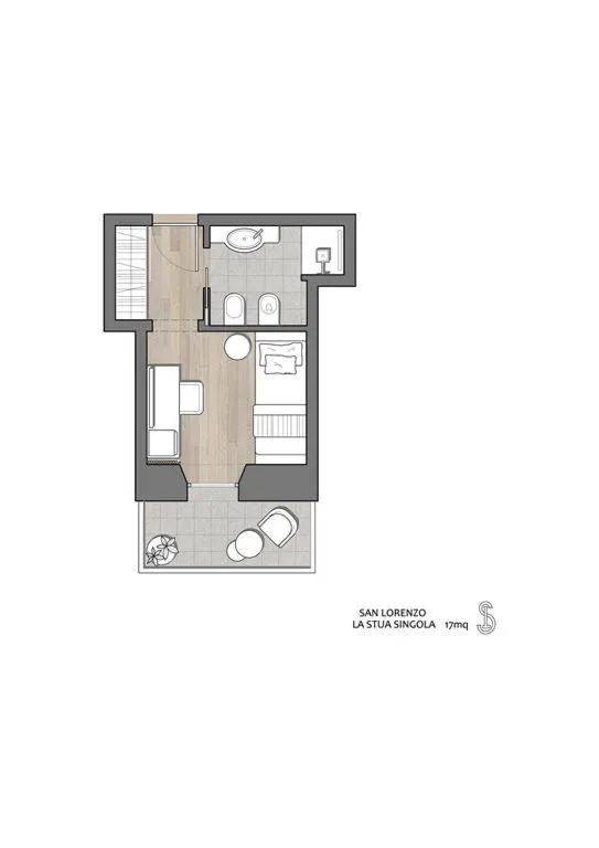 Floor plan in Hotel San Lorenzo