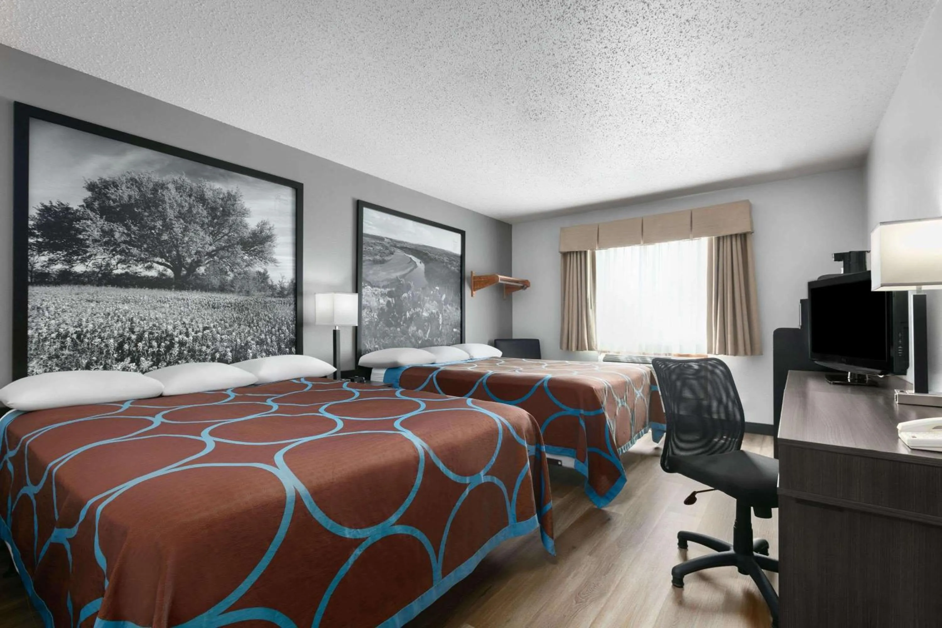 Photo of the whole room, Bed in Super 8 by Wyndham Grapevine/DFW Airport Northwest